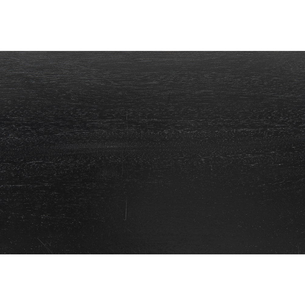 Bachelor Hand Rubbed Black Bed, Eastern King