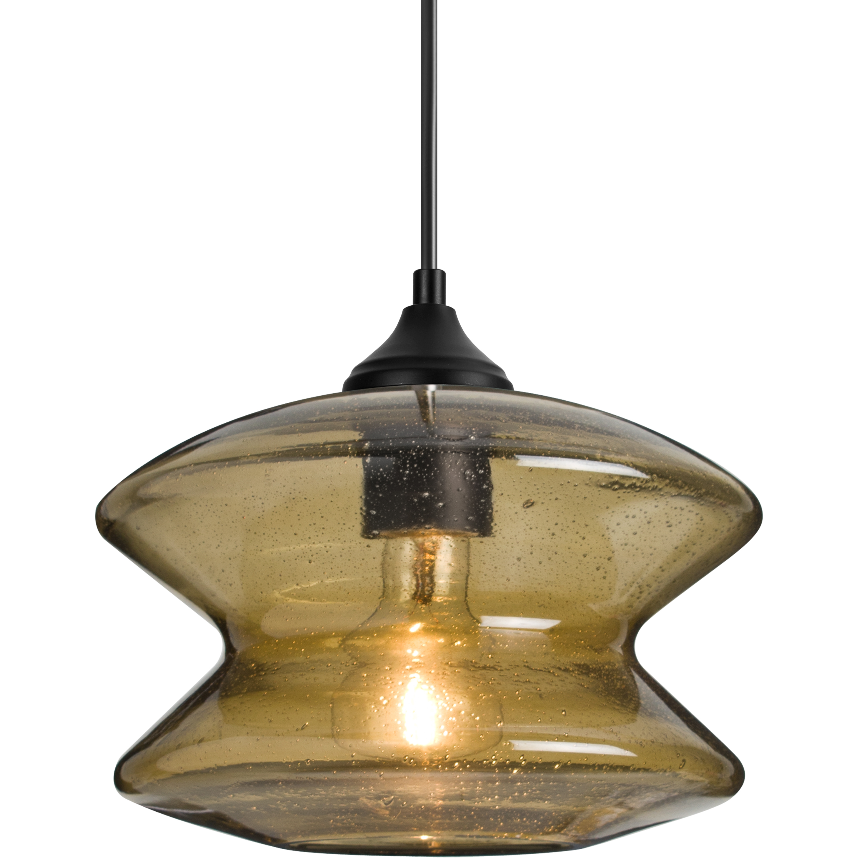 Zen 1 Light Black Outdoor Pendant