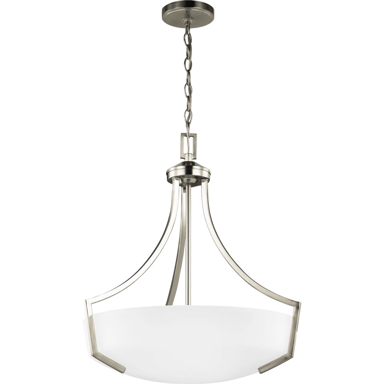 Hanford 3 Light 20.63 inch Brushed Nickel Pendant Ceiling Light