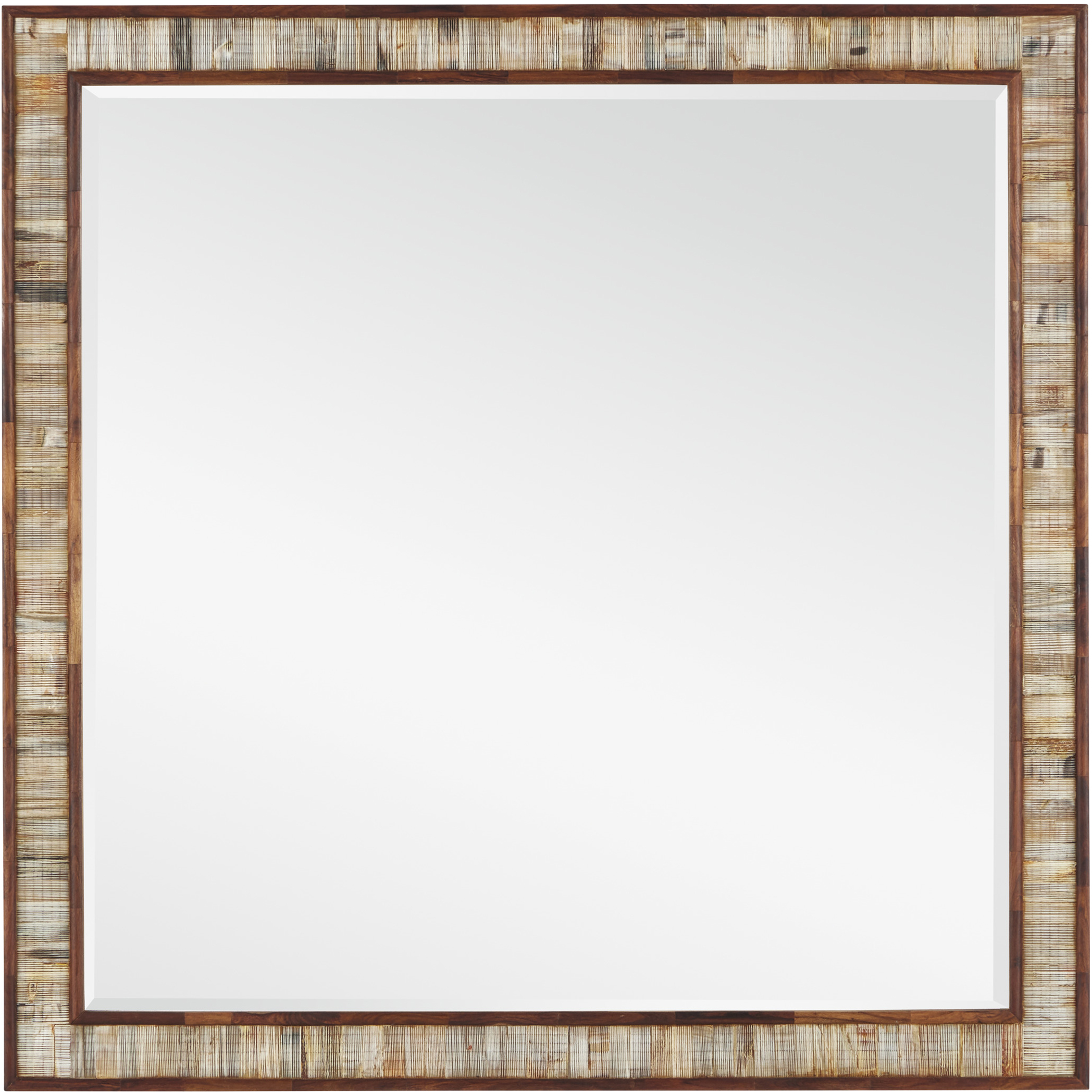 Hyson 40 X 40 inch Natural and Beige Mirror