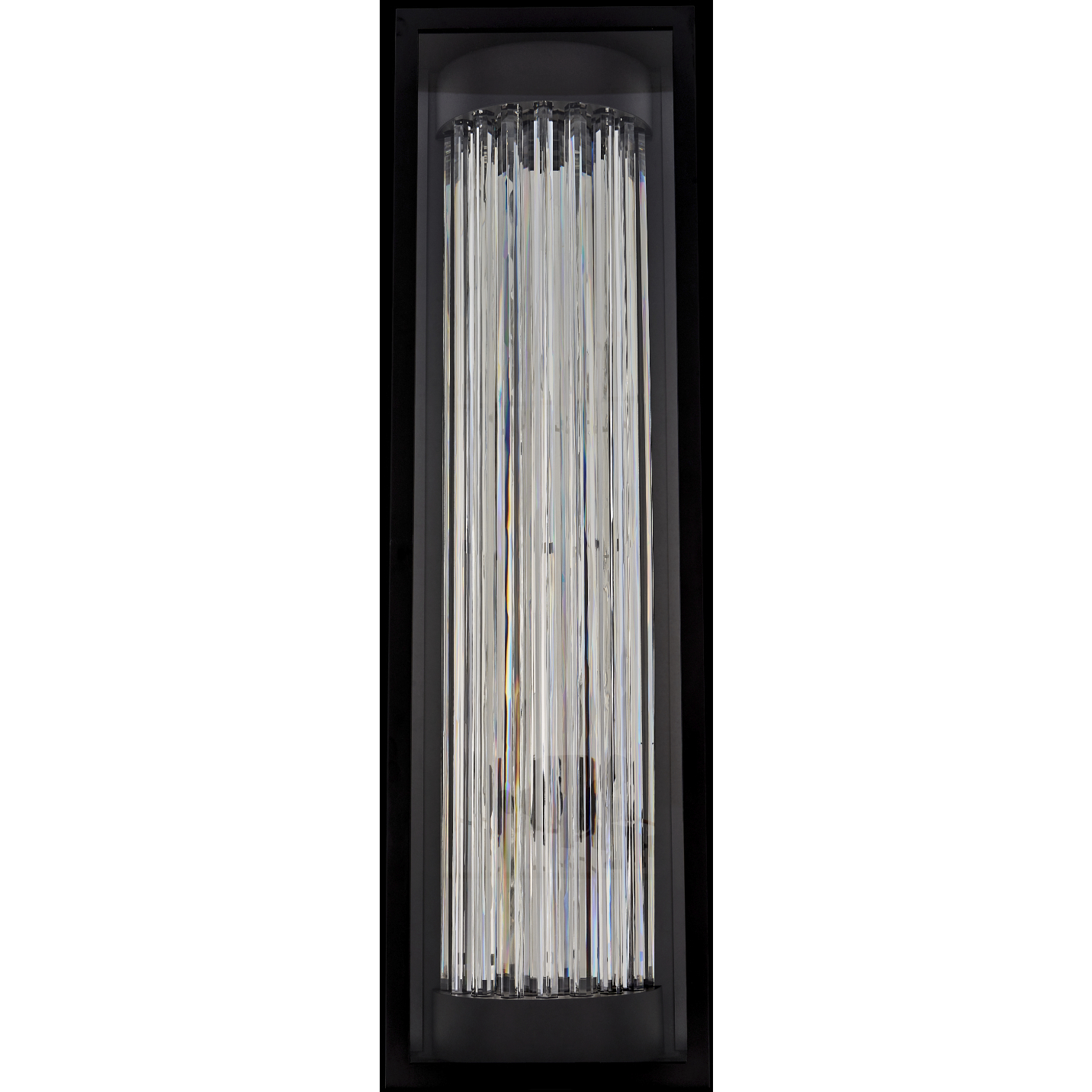 Cilindro Esterno 36 inch Matte Black Outdoor Wall Sconce