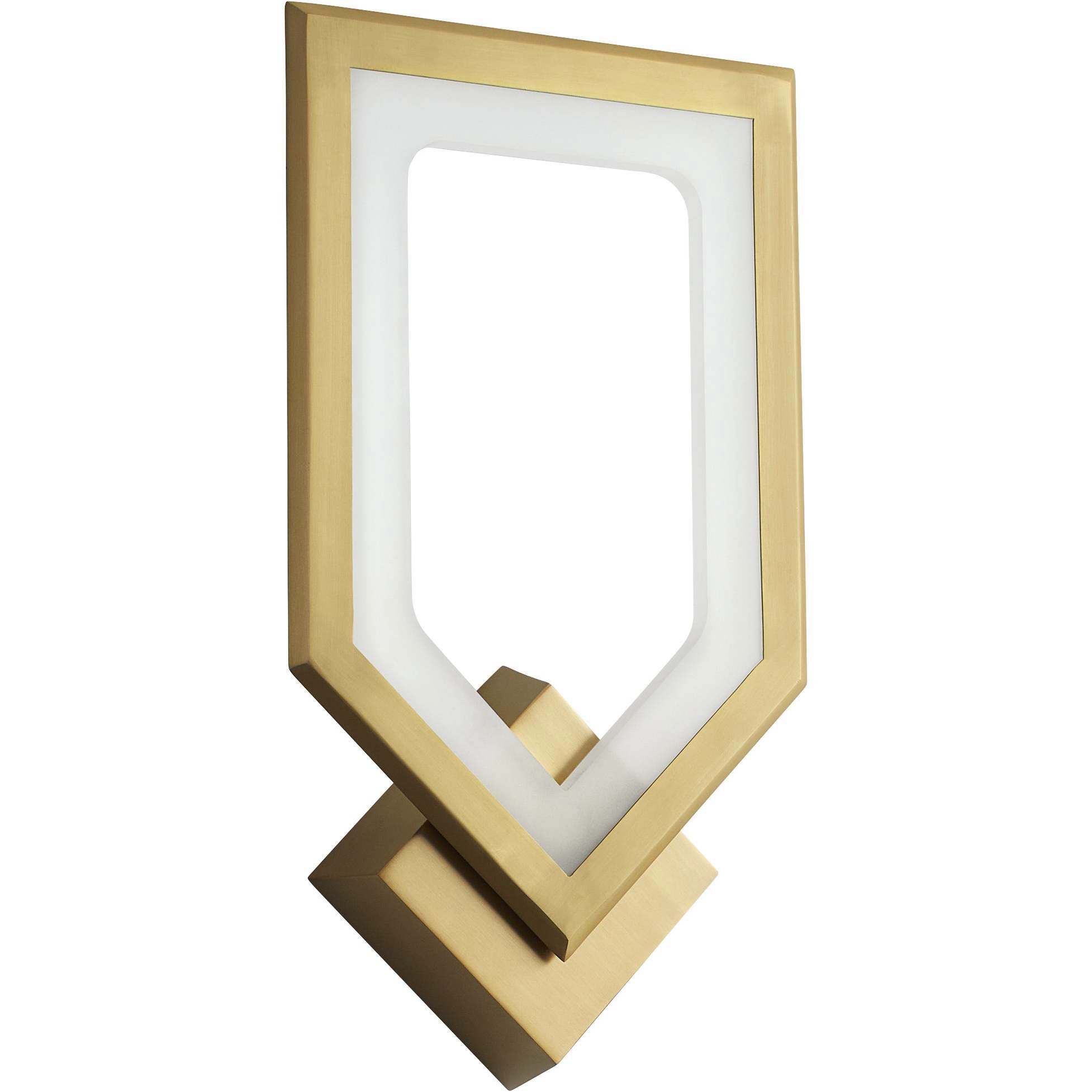 Aegis 1 Light 9 inch Aged Brass Sconce Wall Light