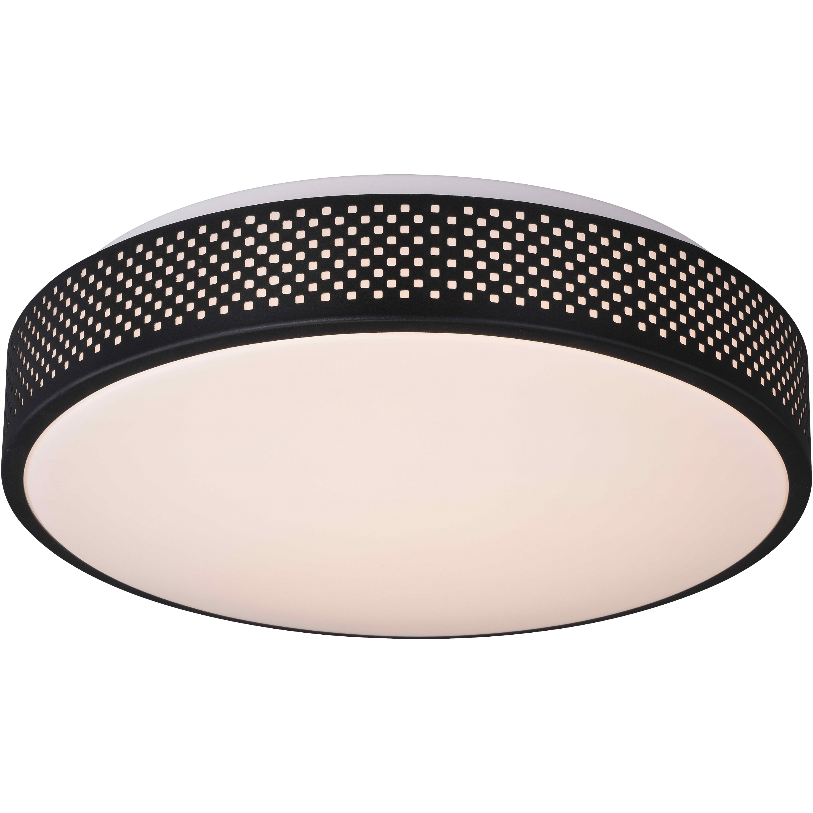 Anson LED 13.5 inch Black Flush Mount Ceiling Light