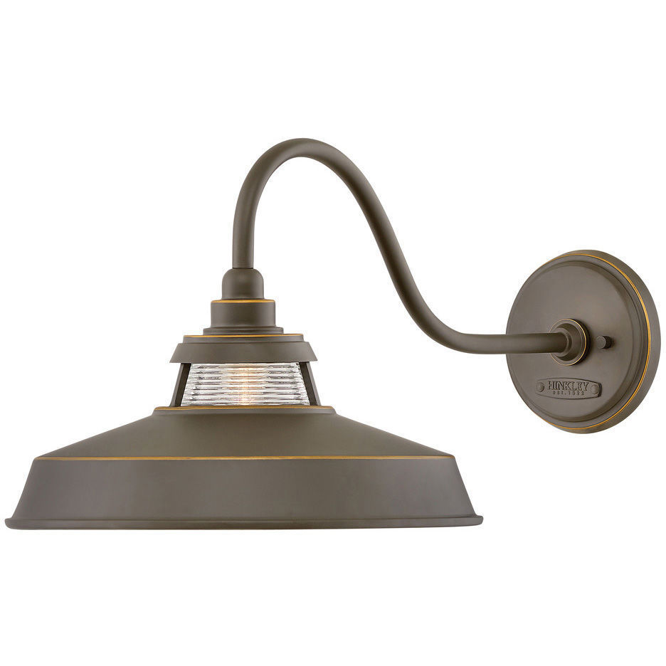 Hinkley 1195OZ Troyer Outdoor Wall Mount Lantern in Oil Rubbed Bronze