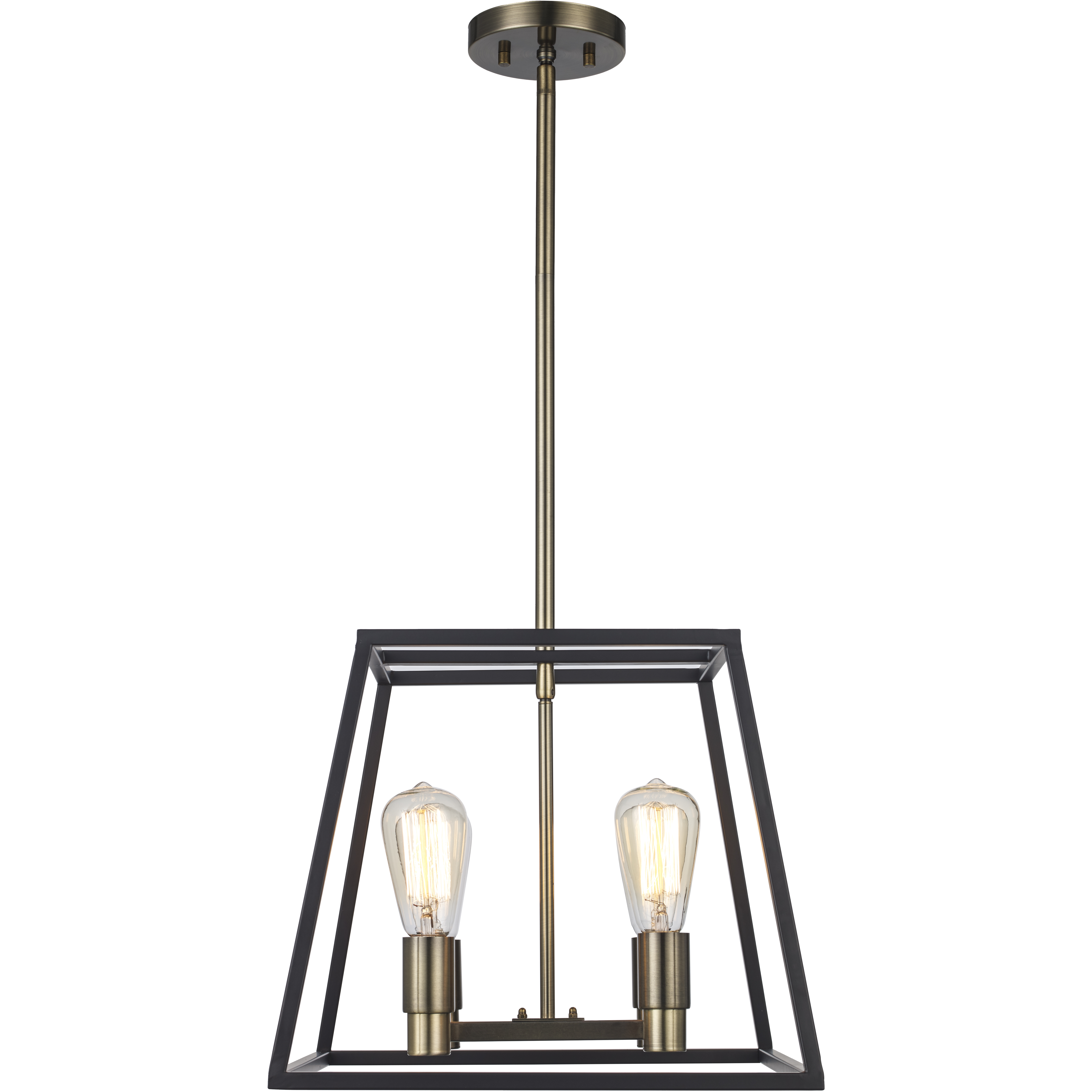 Adams 4 Light 15 inch Rubbed Oil Bronze Pendant Ceiling Light