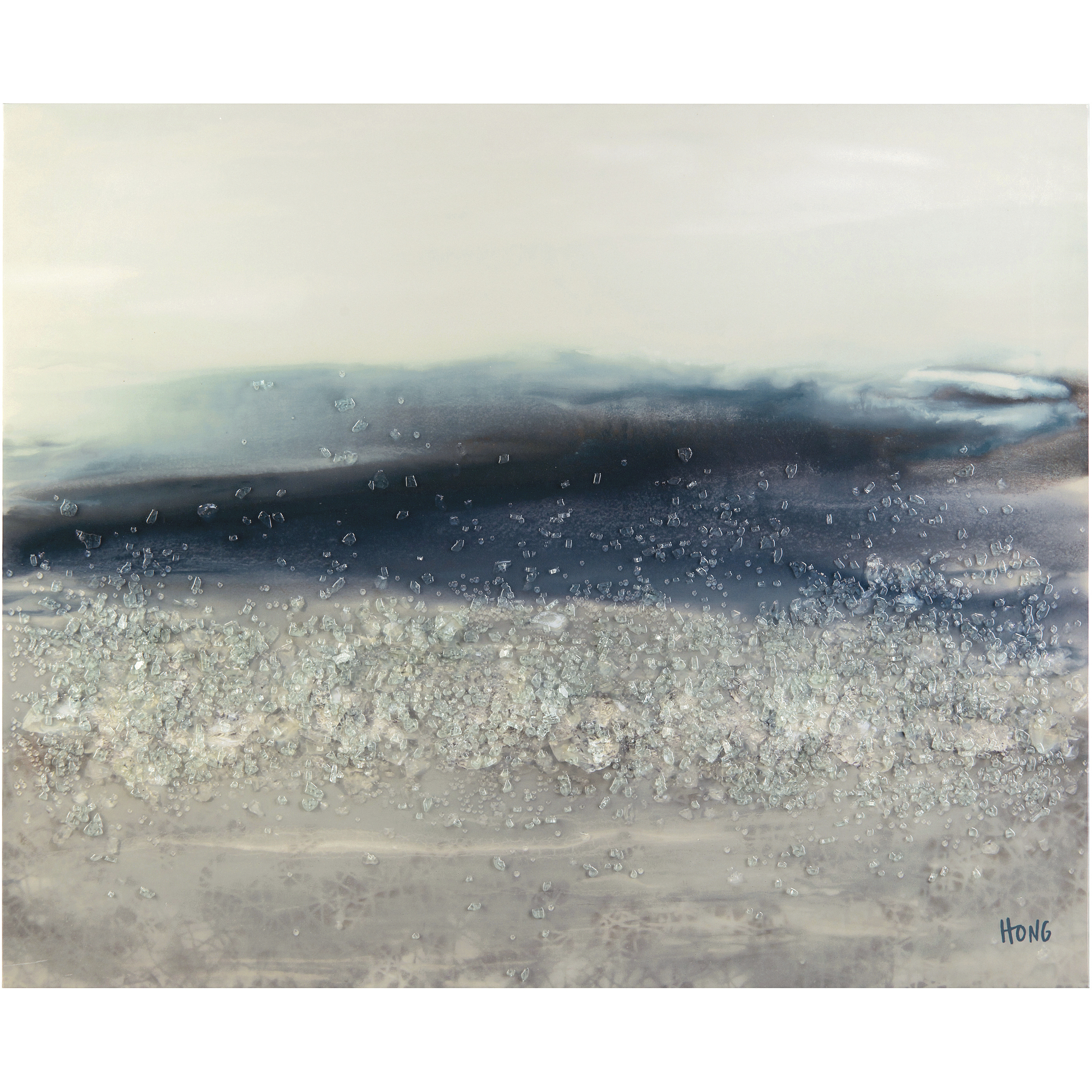 Mary Hong Deep Blue Wall Art