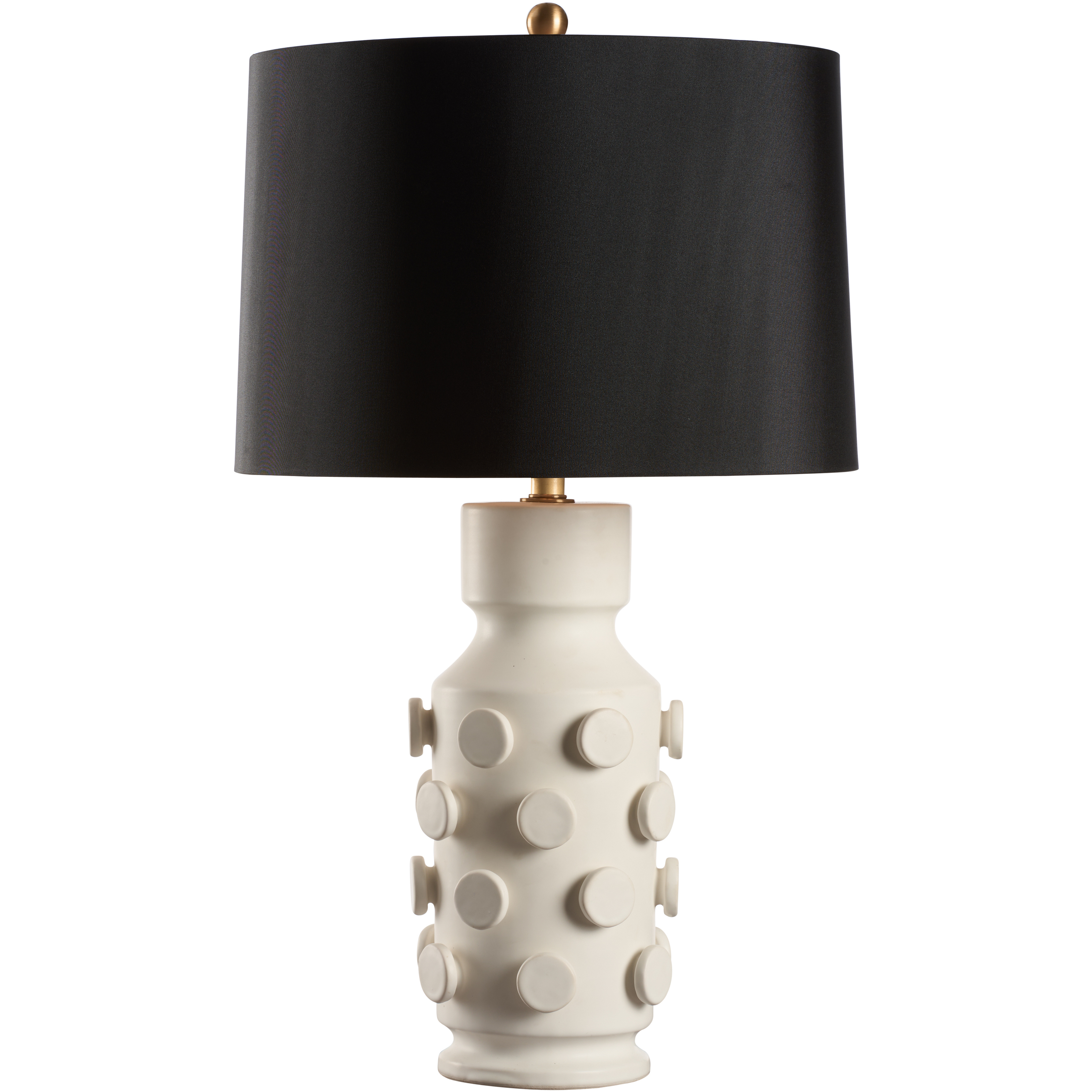 Ungaro 21.5 inch 100.00 watt White/Cream Table Lamp Portable Light
