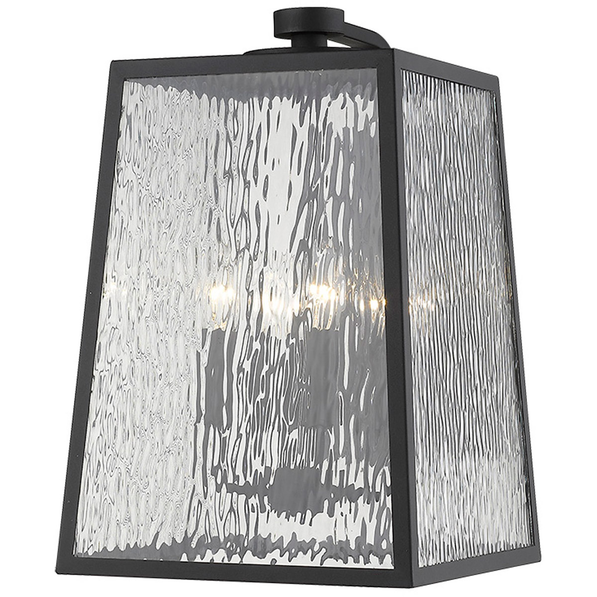 Hirche 4 Light 17 inch Matte Black Exterior Wall Mount