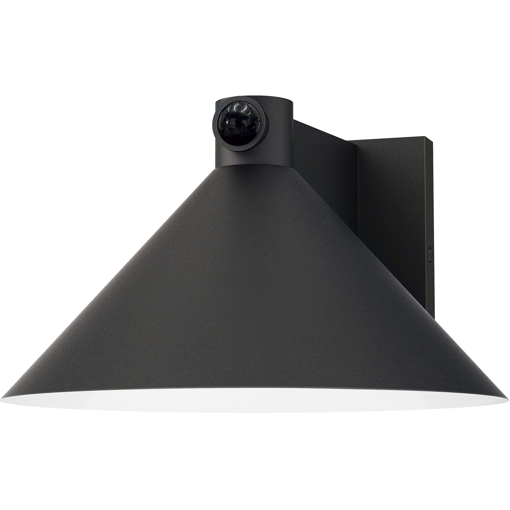 Conoid LED 6 inch Black Outdoor Wall Mount