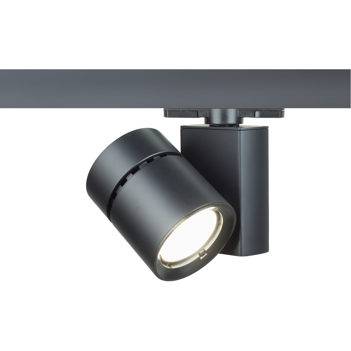 WAC Lighting Exterminator II 1 Light 120 Black Track Head Ceiling Light in 3000K, 85, Flood  WTK-1035F-830-BK - Open Box