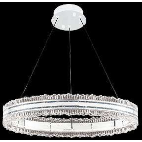 Pearl LED Silver/Pearl Chandelier Ceiling Light