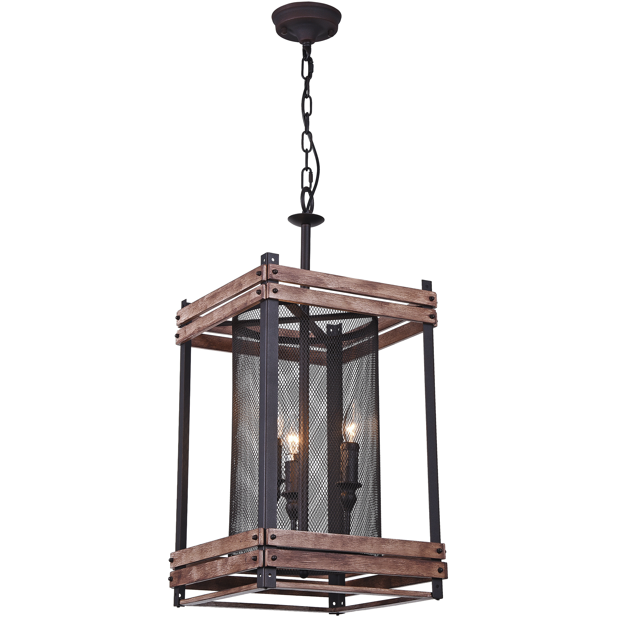 Canada 3 Light 13 inch Black Chandelier Ceiling Light