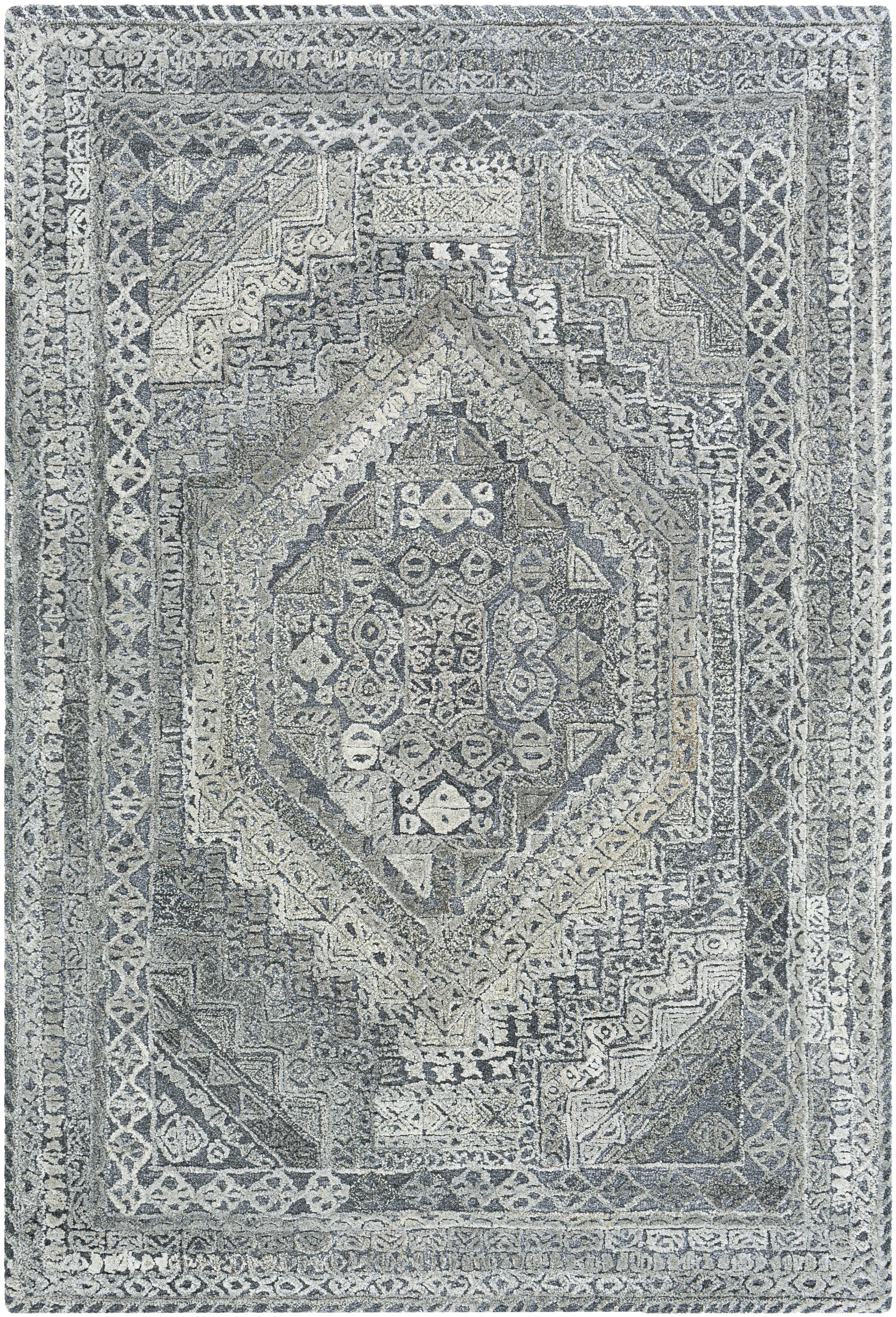 Vancouver 144 X 106 inch Light Slate Rug in 9 X 12, Rectangle