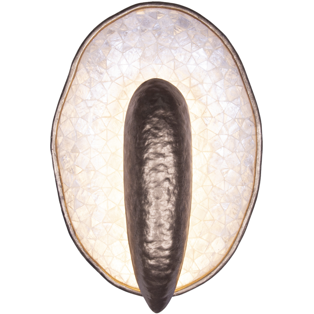 Spat 8 inch Pearlized Antique Brass ADA Wall Sconce Wall Light