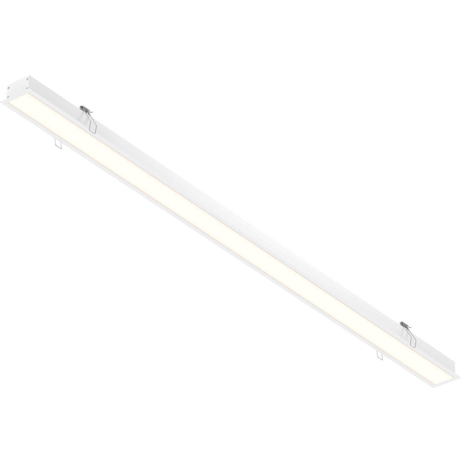 Boulevard White Recessed, Linear
