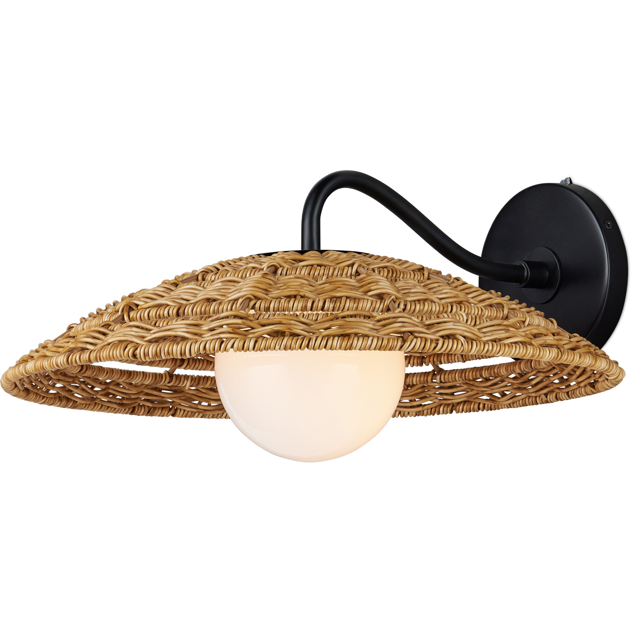 Barbary 1 Light 8 inch Black Outdoor Wall Sconce