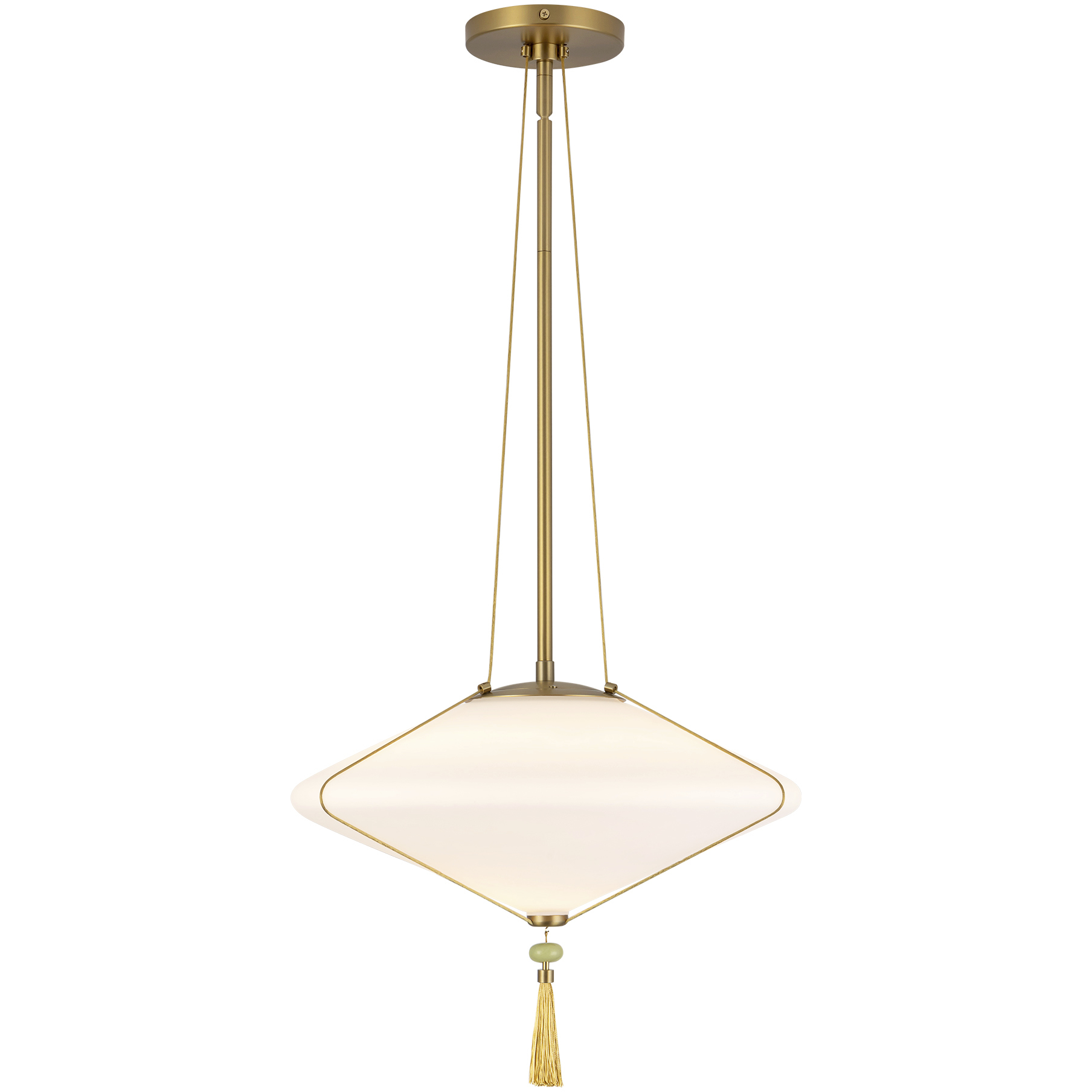 Alora Mood Reeve 1 Light 14.75 inch Brushed Gold Pendant Ceiling Light