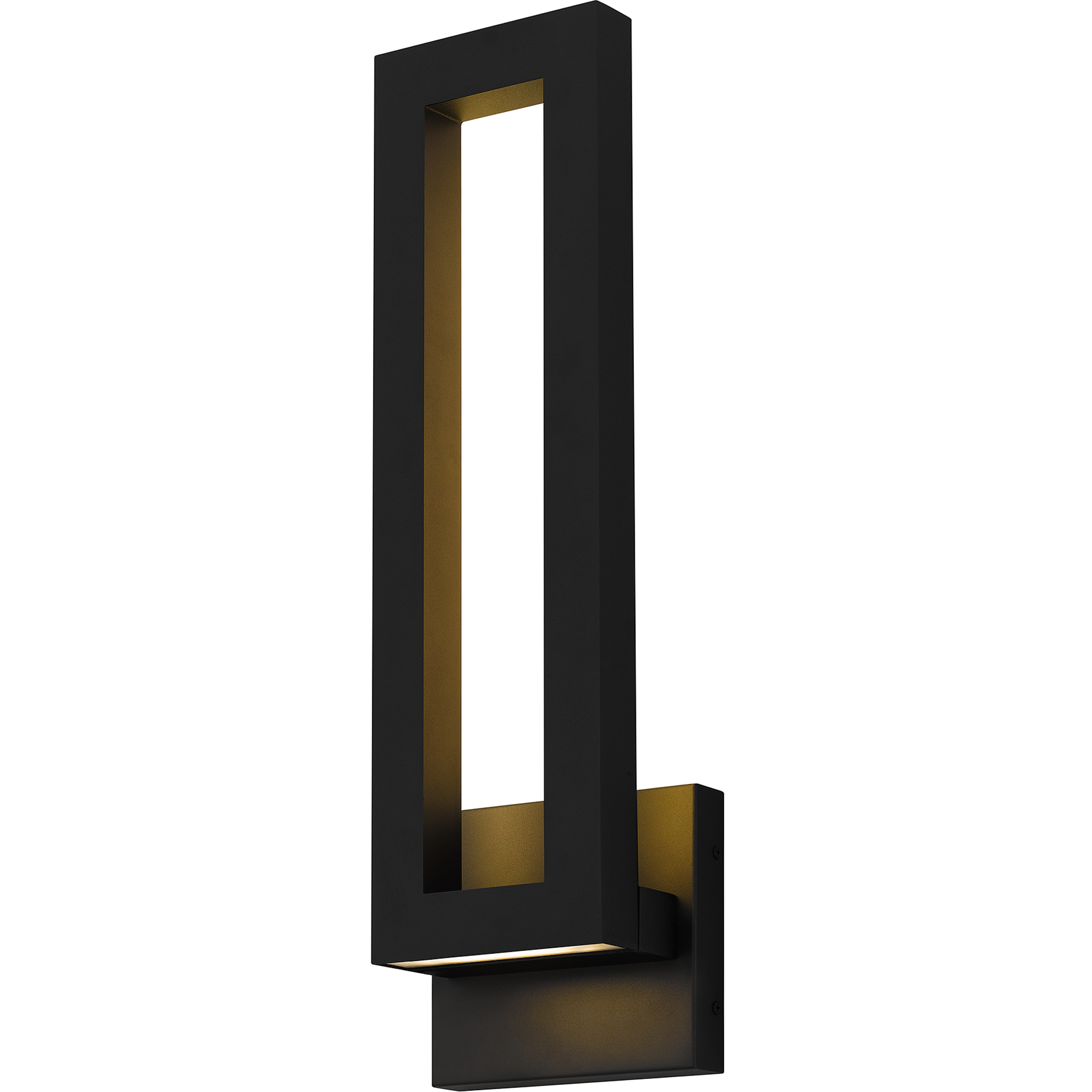 Quoizel Pompeii LED 7.25 inch Earth Black Outdoor Lantern, Large POM8406EK - Open Box