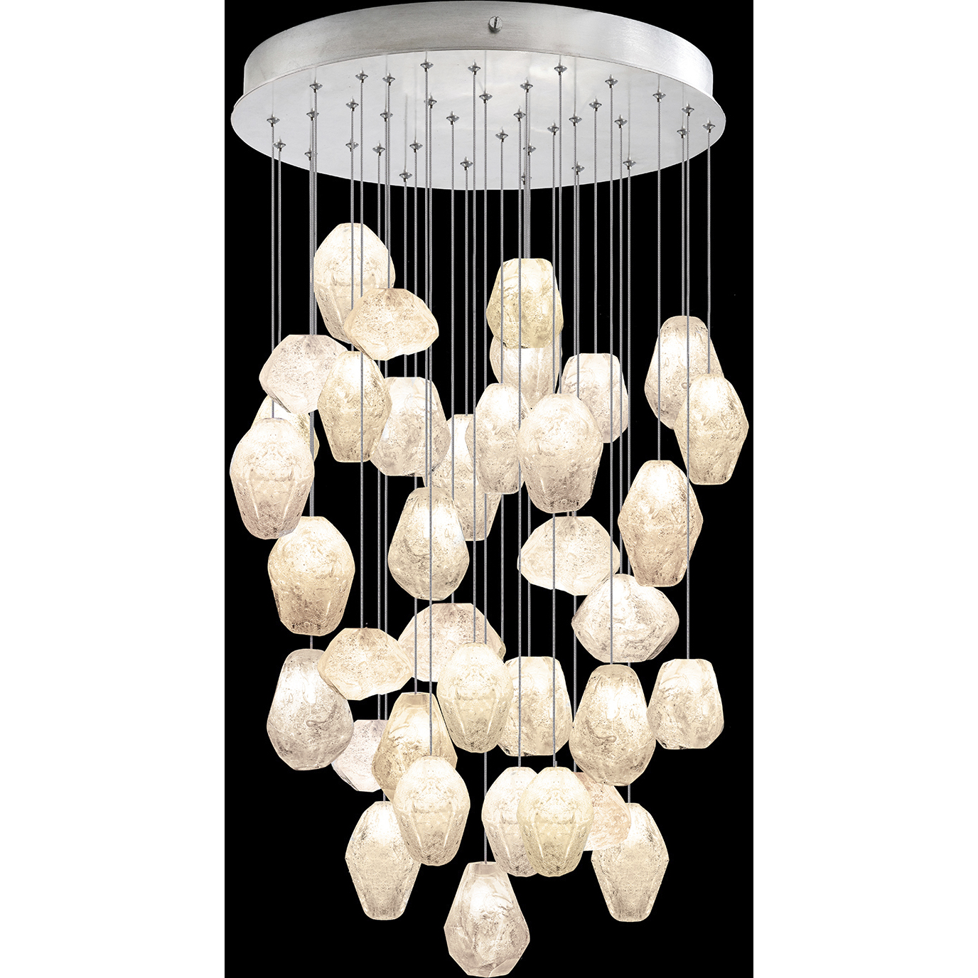 Natural Inspirations 36 Light 34 inch Silver Pendant Ceiling Light
