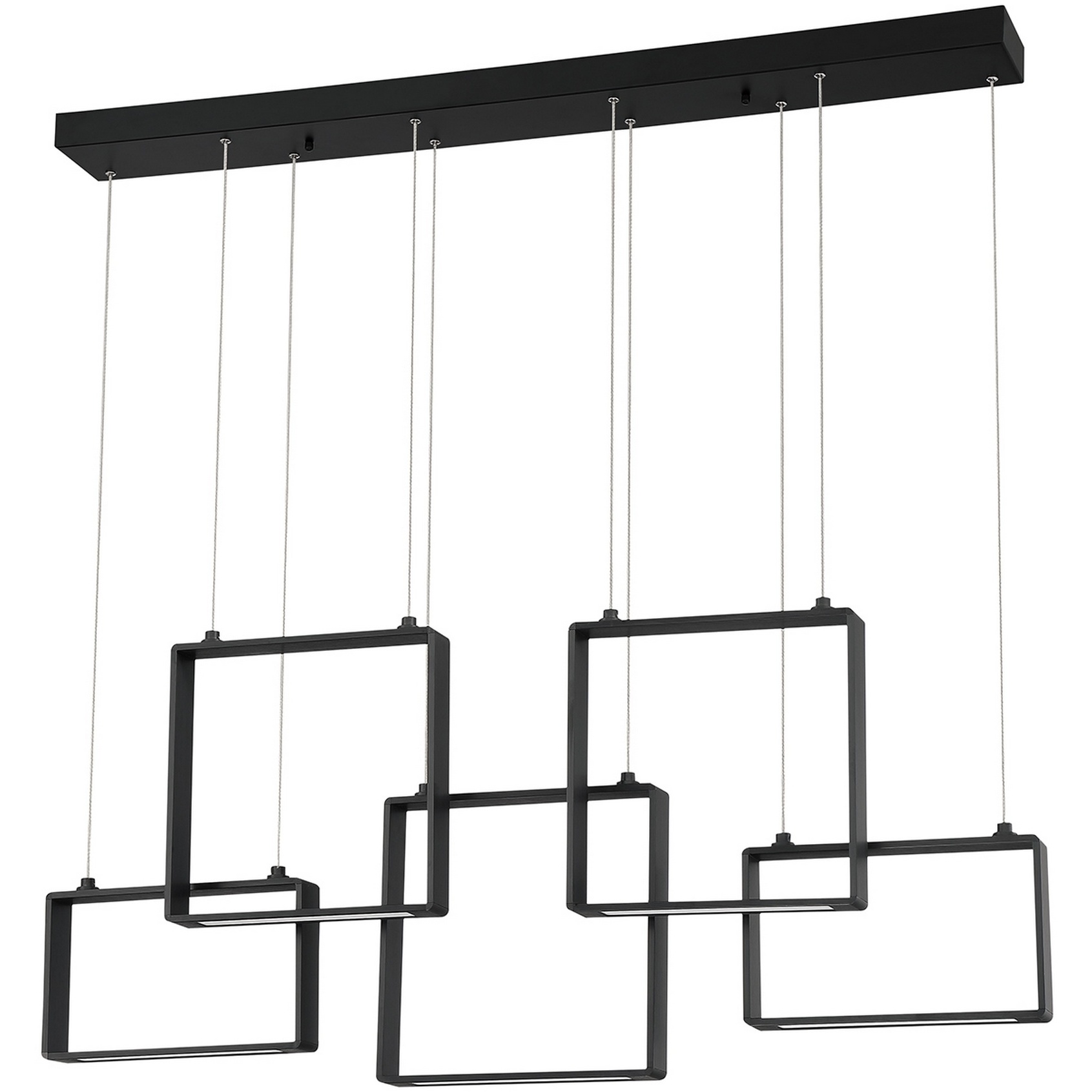 Quadron LED 42 inch Black Pendant Ceiling Light