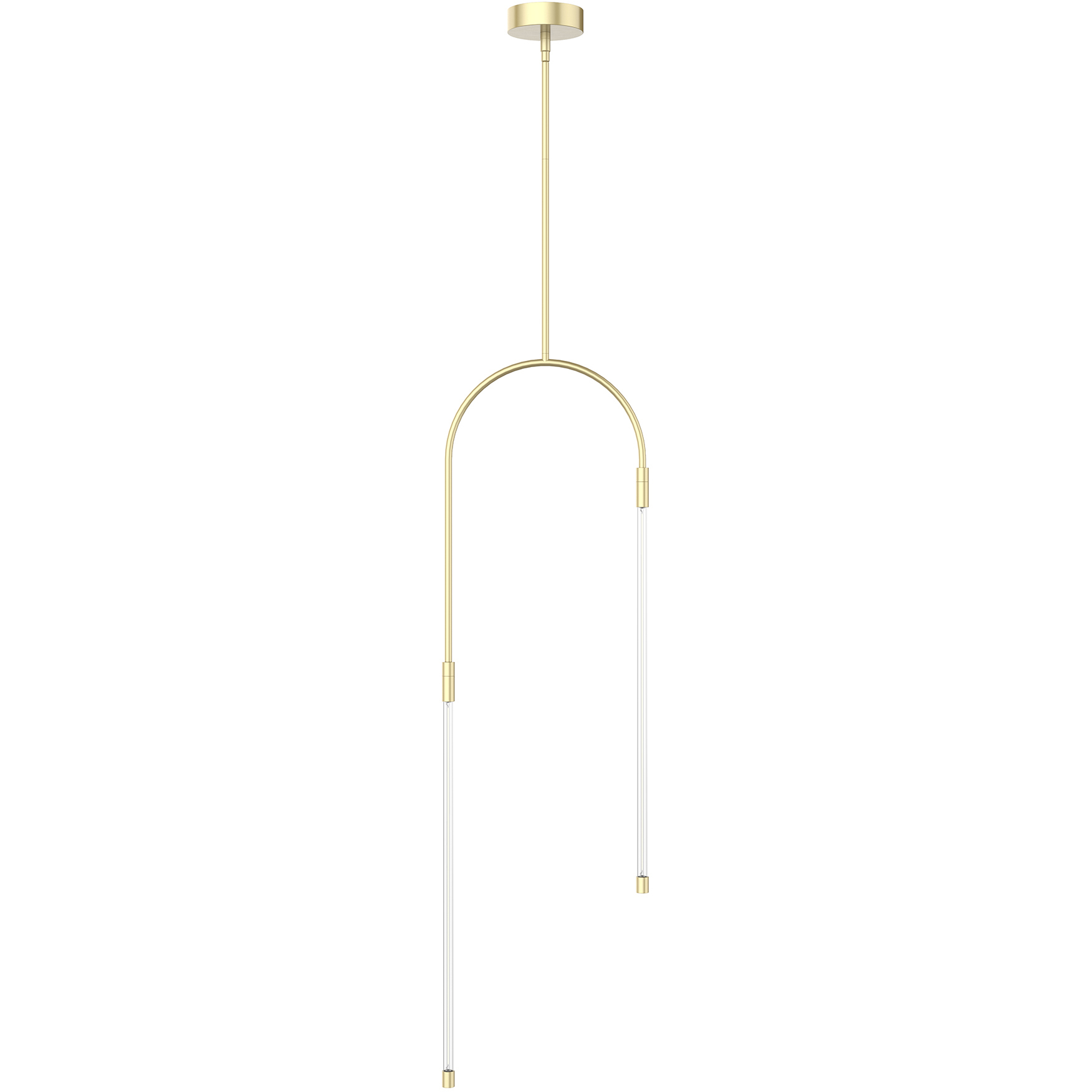 Honour LED 0.88 inch Natural Brass Pendant Ceiling Light