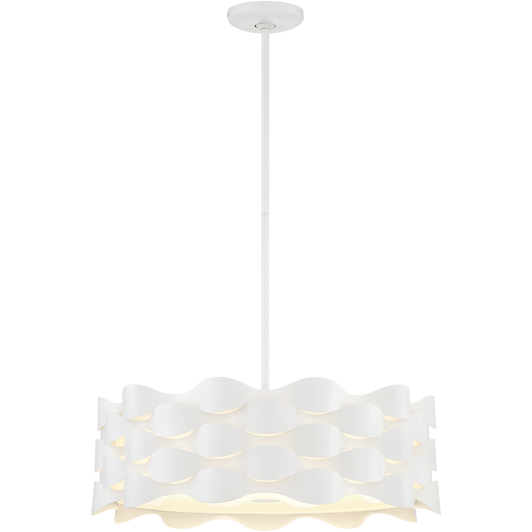 Coastal Current LED 21 inch Sand White Pendant Ceiling Light
