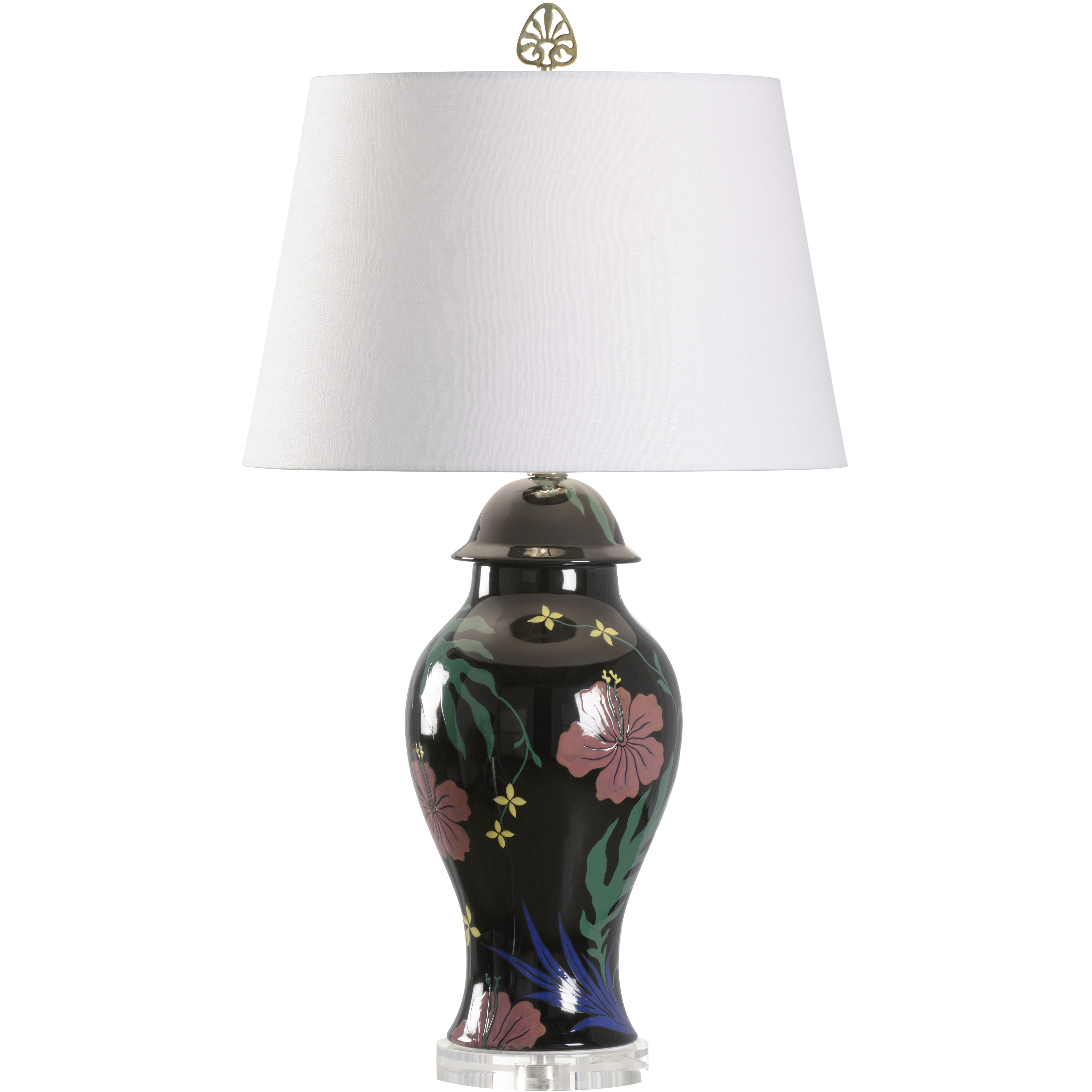 Garden Party 22.25 inch 100.00 watt Black Table Lamp Portable Light