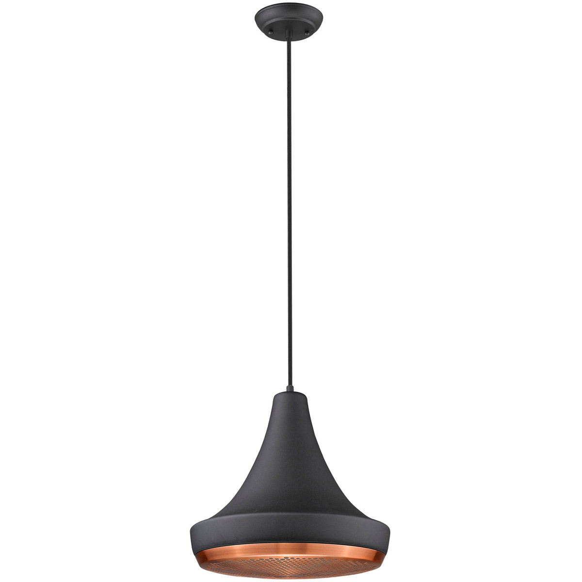 Trend Lighting TP30121BK Tholos 1 Light 14 inch Matte Black