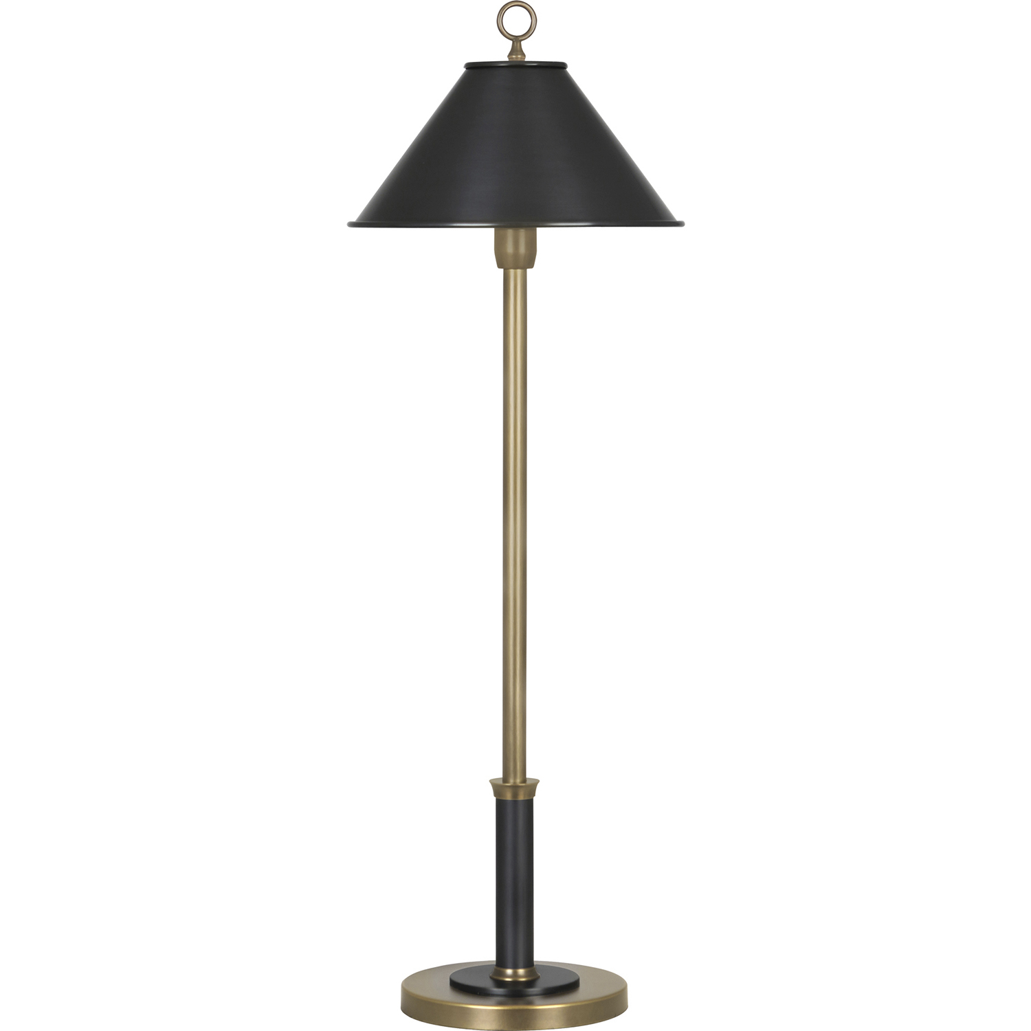 Aaron 30.88 inch 60 watt Warm Brass with Deep Patina Bronze Table Lamp Portable Light