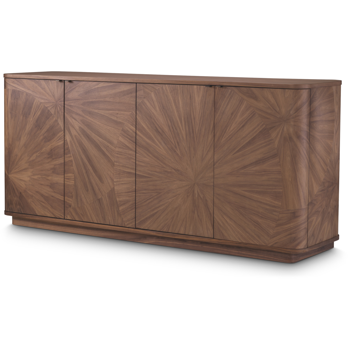 Rucello Light Walnut Veneer Dresser