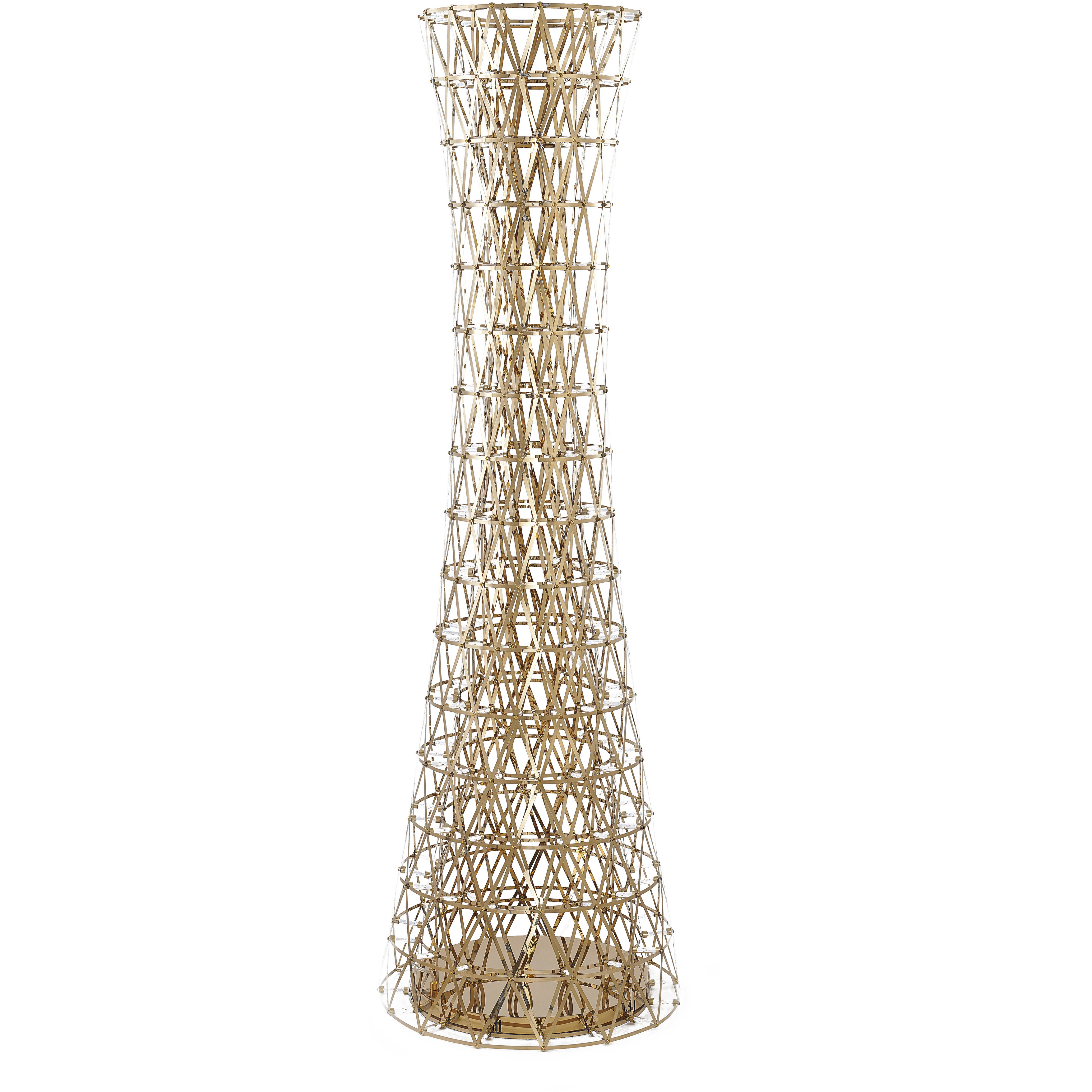 Canada 63 inch 0.30 watt Gold Floor Lamp Portable Light