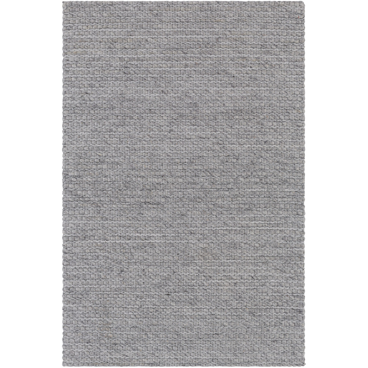 Marlowe 36 X 24 inch Medium Gray/Black Rugs, Rectangle