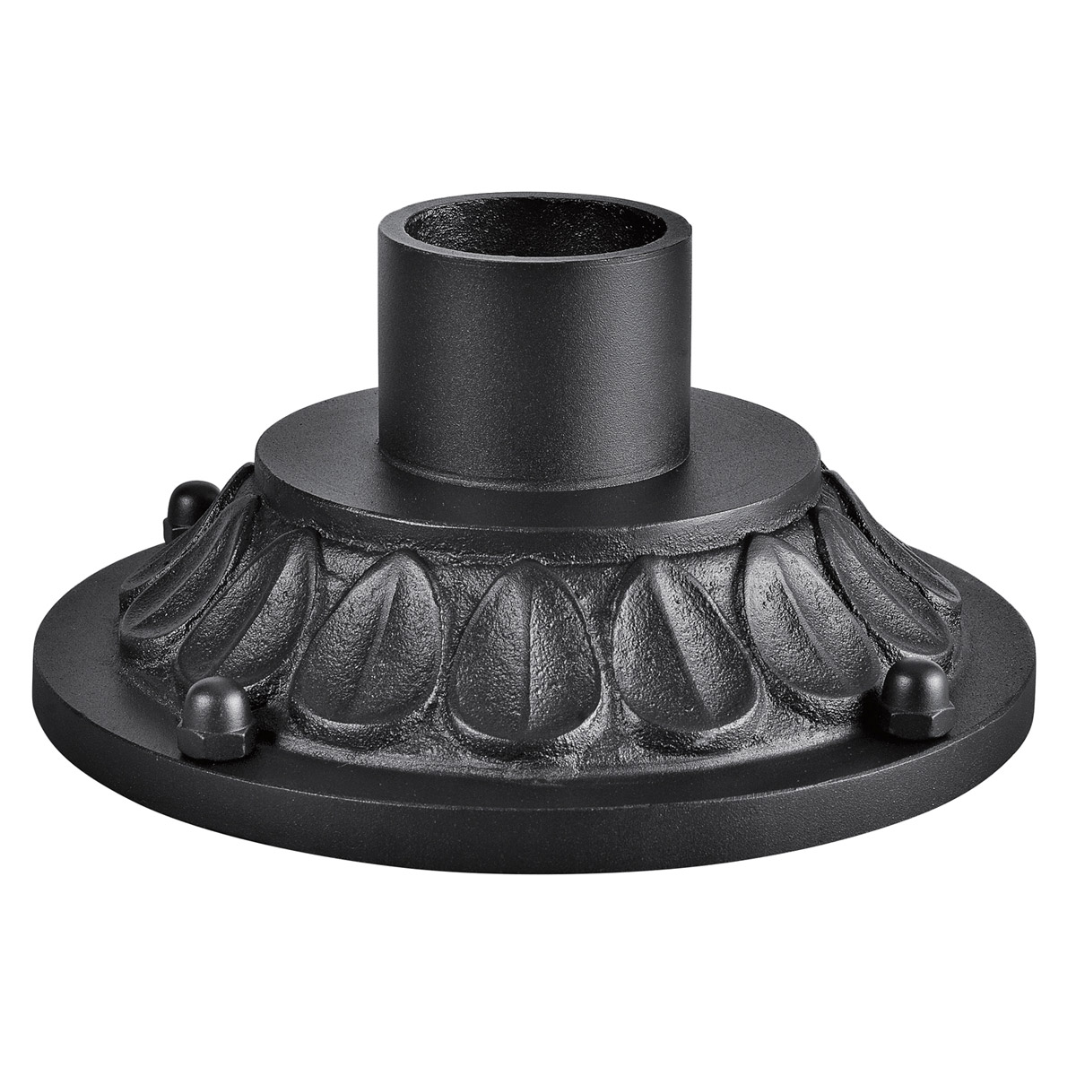 Accessory 5 inch Textured Black Pedestal Mount