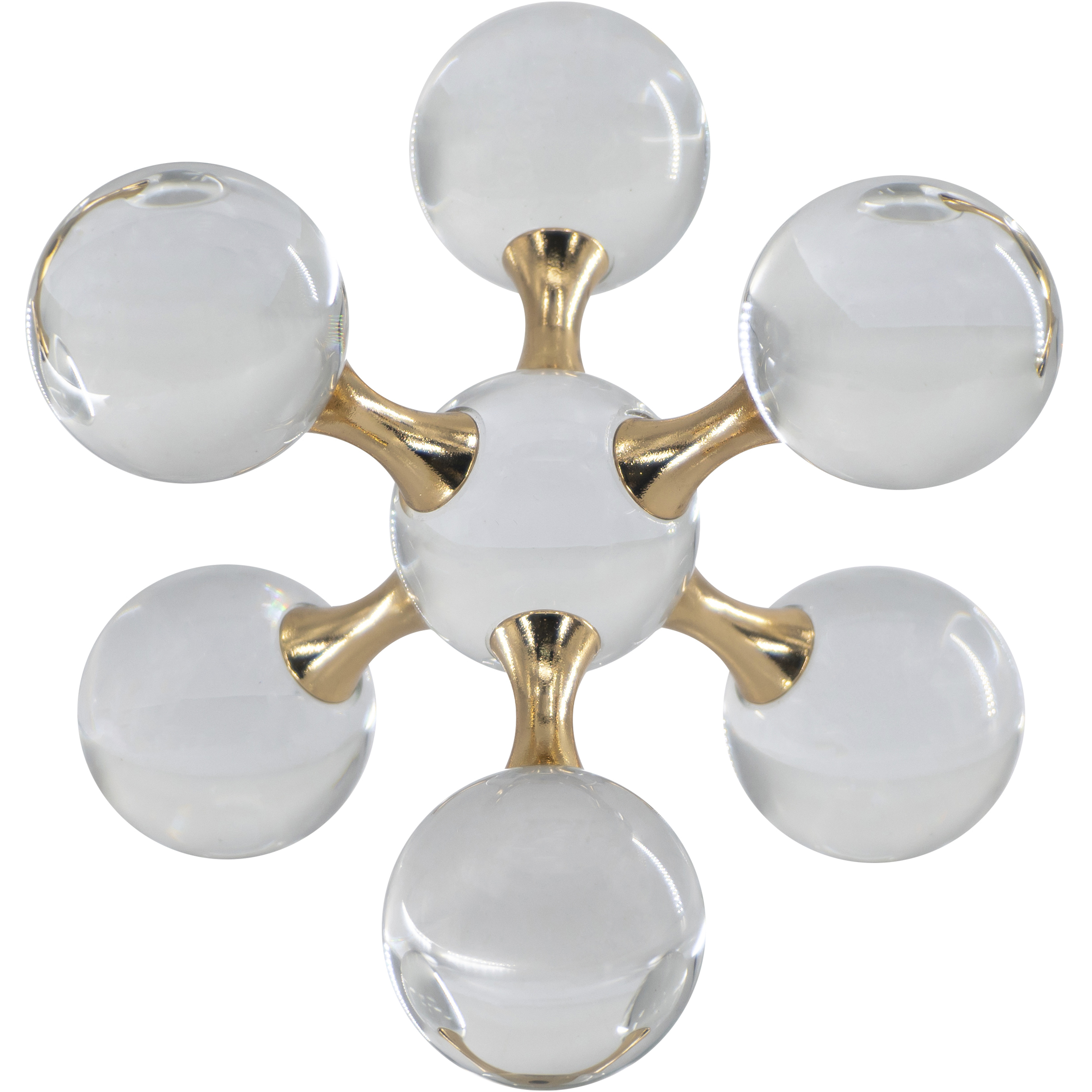 Molecular Clear/Gold D&eacute;cor