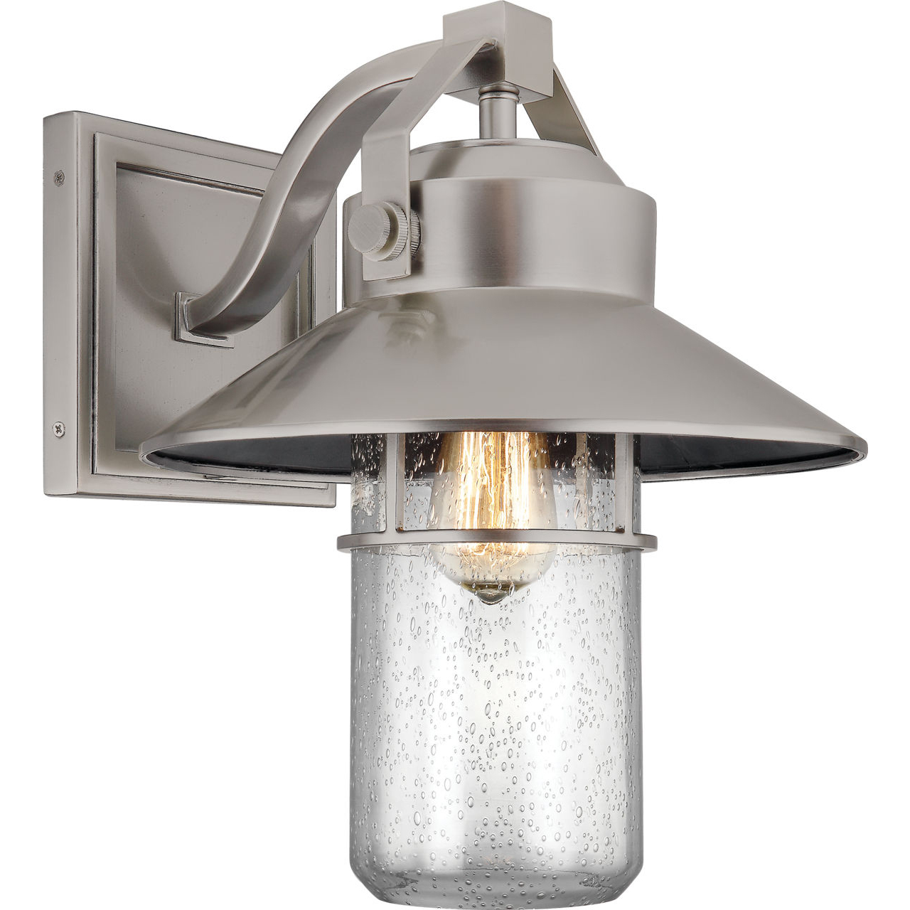 Sean Lavin Boynton 1 Light 15.5 inch Painted Brushed Steel Outdoor Wall Lantern