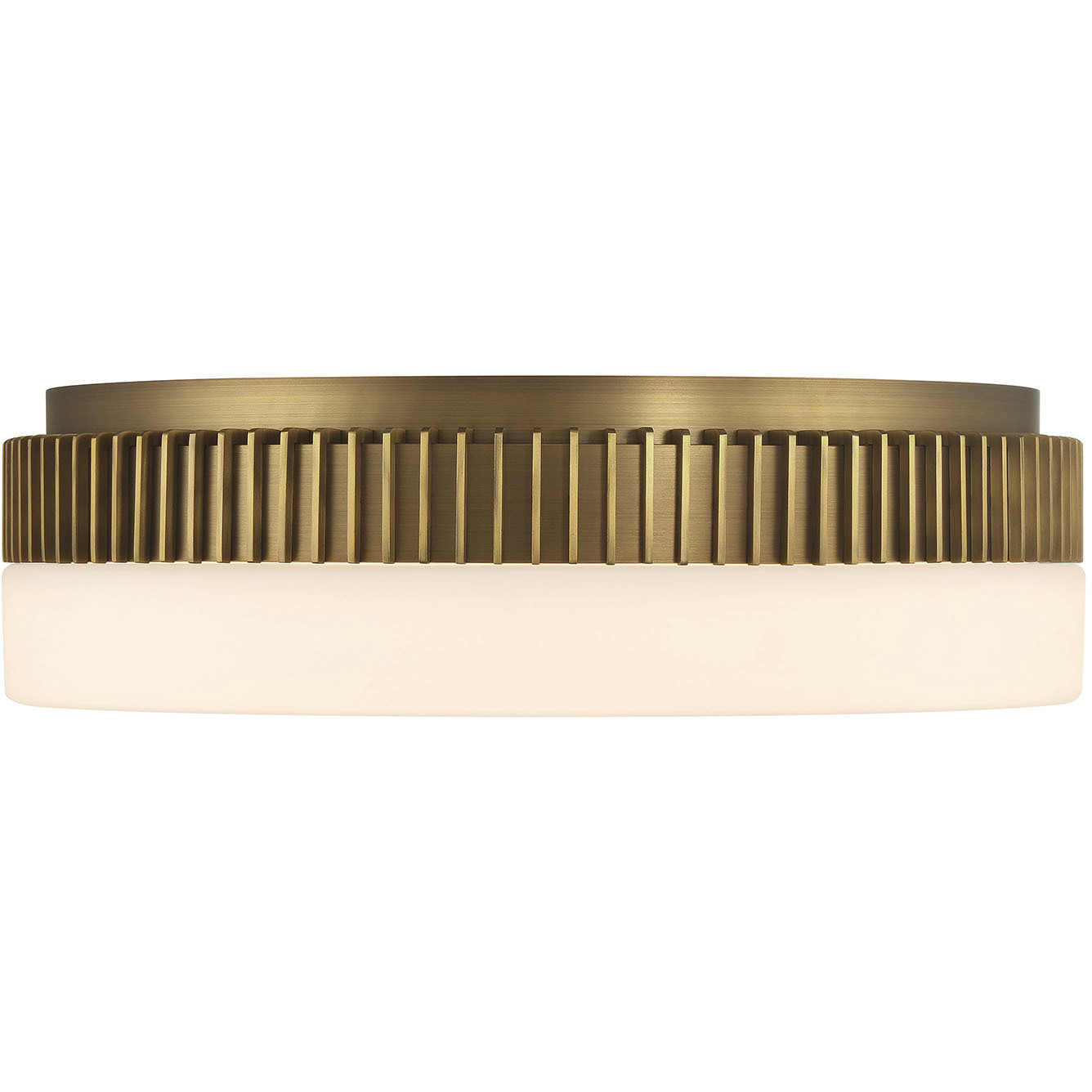 Purgos LED 17.75 inch Matte Black Flush Mount Ceiling Light