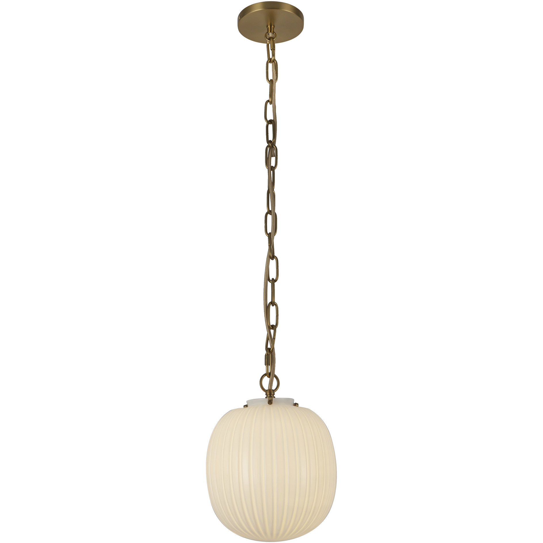 Alora Mood Cherise 1 Light 11.88 inch Brushed Gold Pendant Ceiling Light
