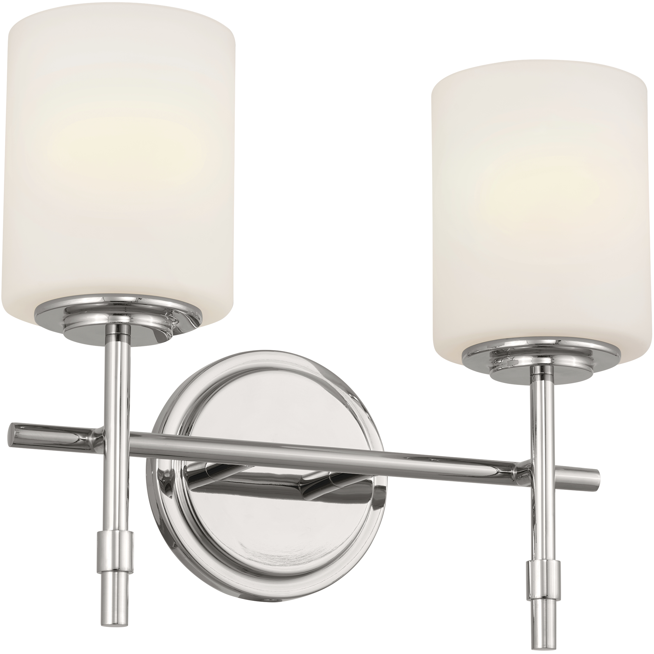 Ali 2 Light 14 inch Polished Nickel Bath Vanity Light Wall Light