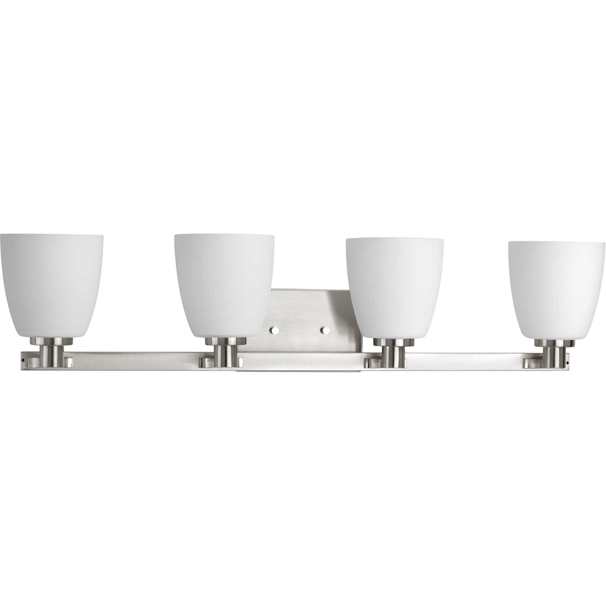 Fleet 4 Light 32 inch Brushed Nickel Bath Vanity Wall Light