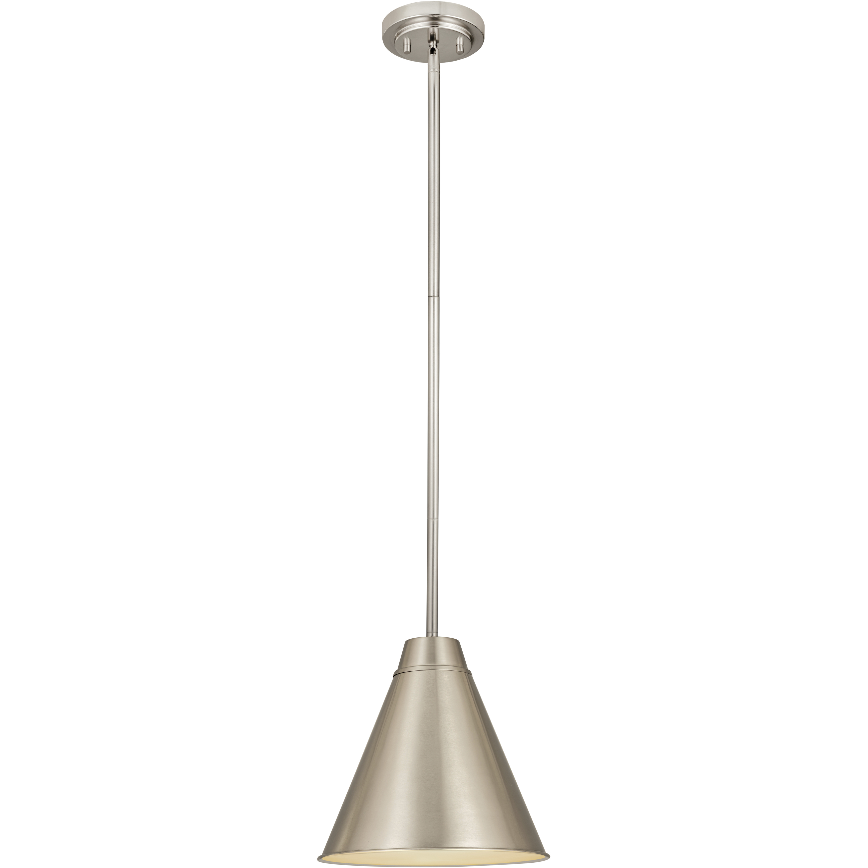 Eaton 1 Light 12 inch Brushed Nickel Pendant Ceiling Light