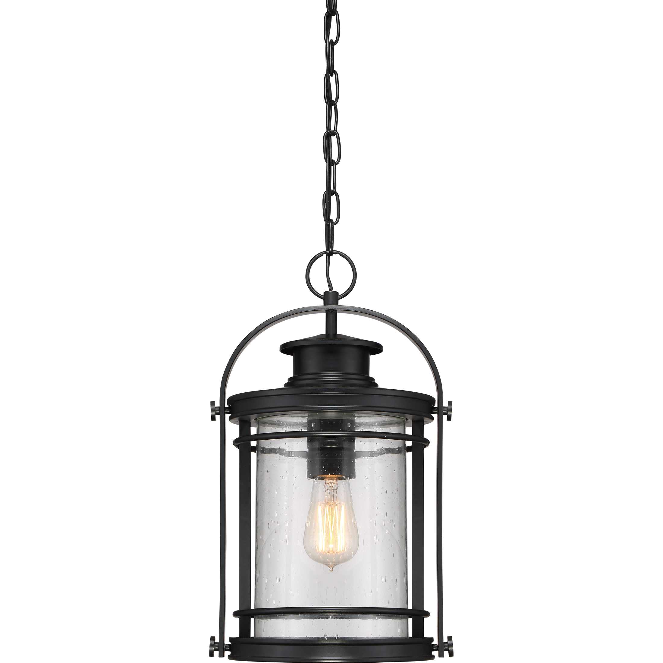 Booker 1 Light 10.5 inch Mystic Black Mini Pendant Ceiling Light, Small