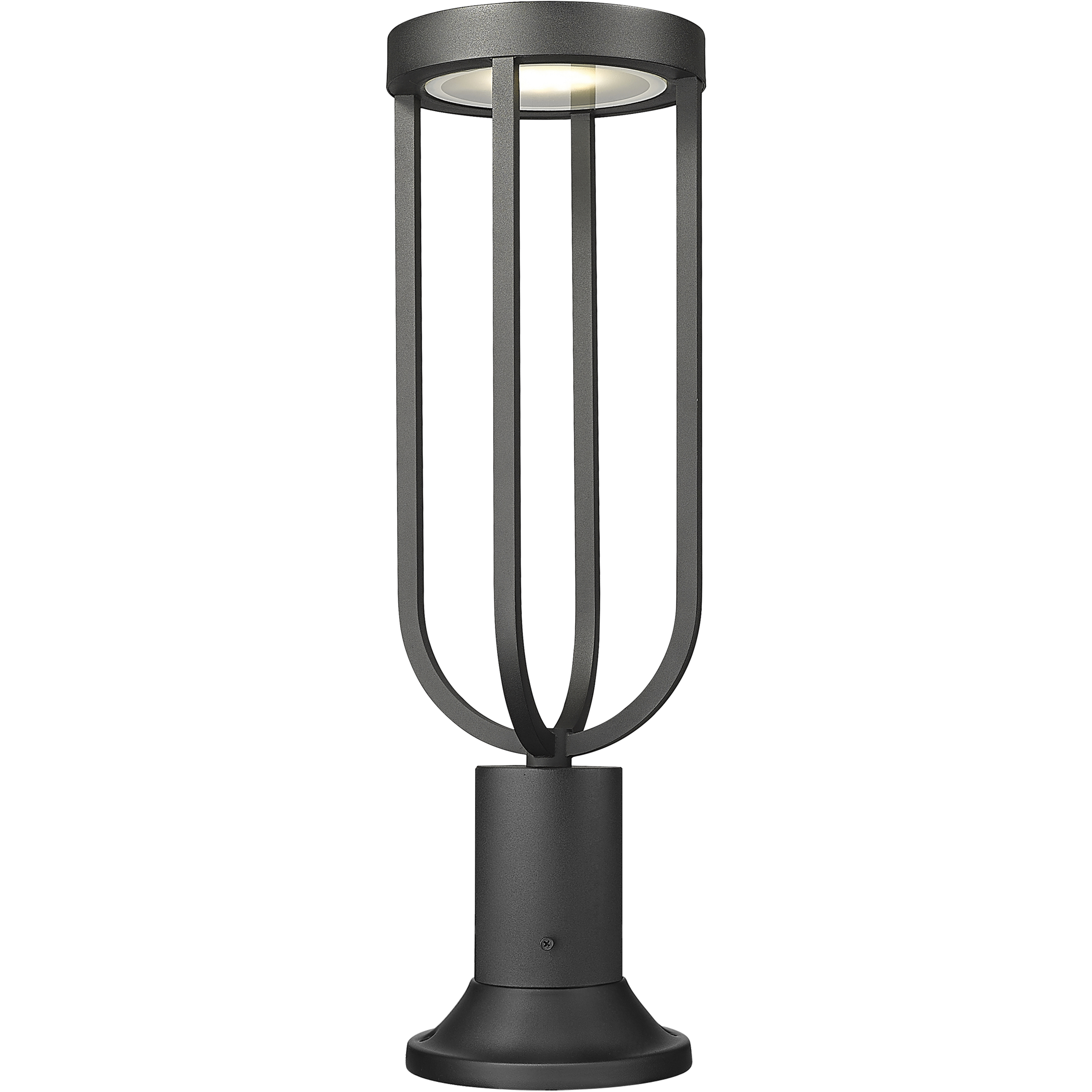 Leland LED 23 inch Sand Black Outdoor Pier Mounted Fixture