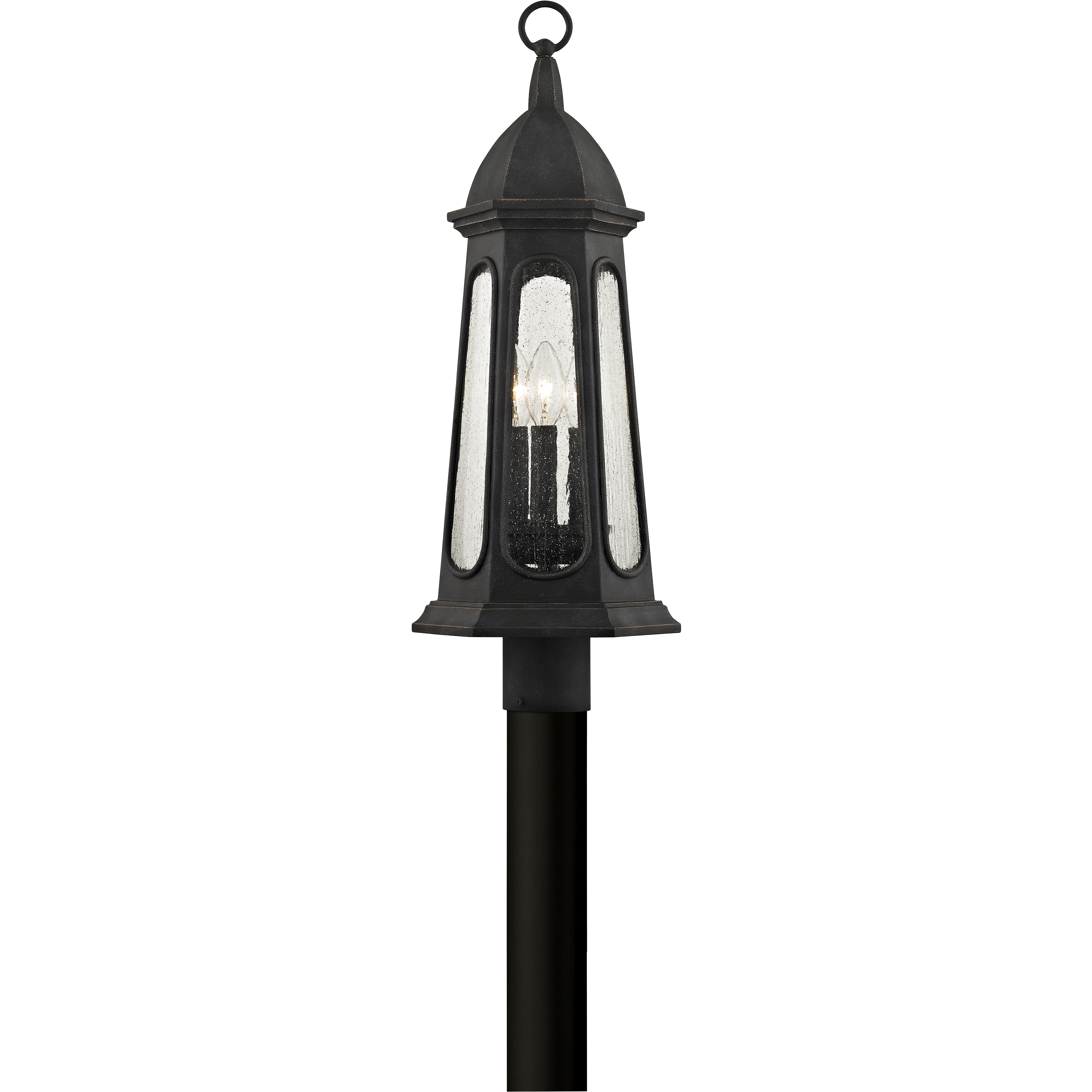 Astor 3 Light 21.75 inch Vintage Iron Post