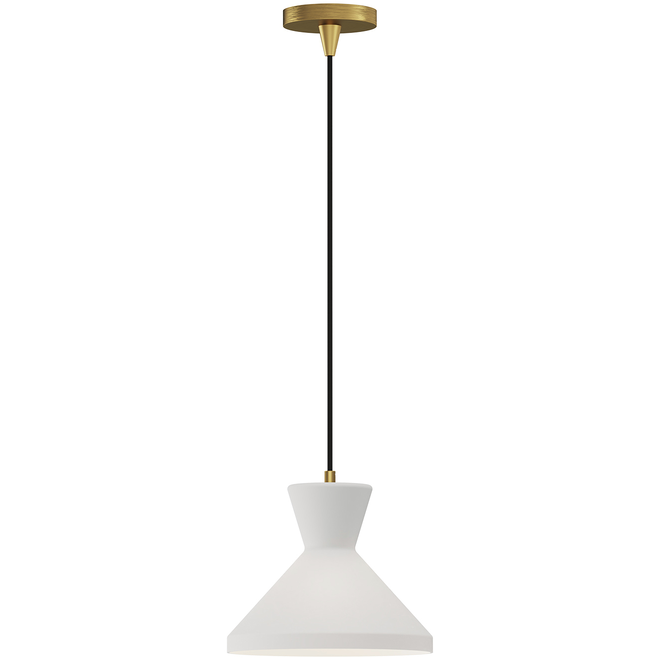 Alora Mood Betty 1 Light 10.25 inch Aged Gold Pendant Ceiling Light