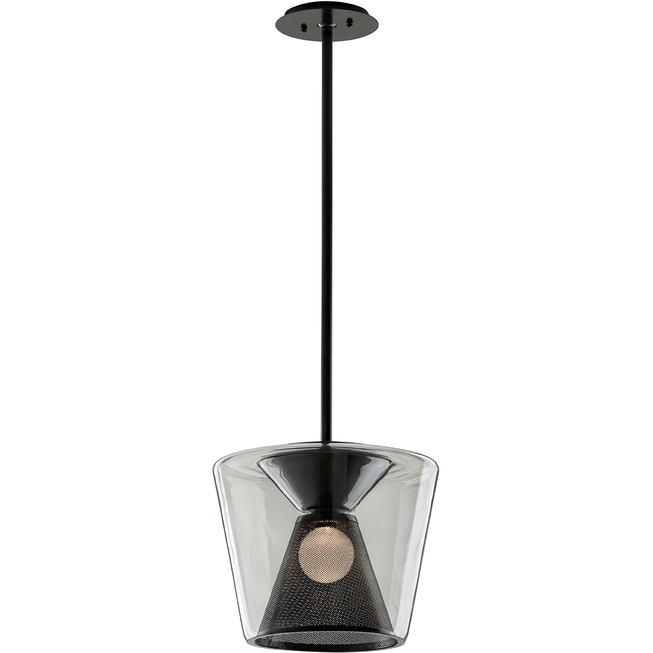 Berlin LED 15.5 inch Soft Black Pendant Ceiling Light