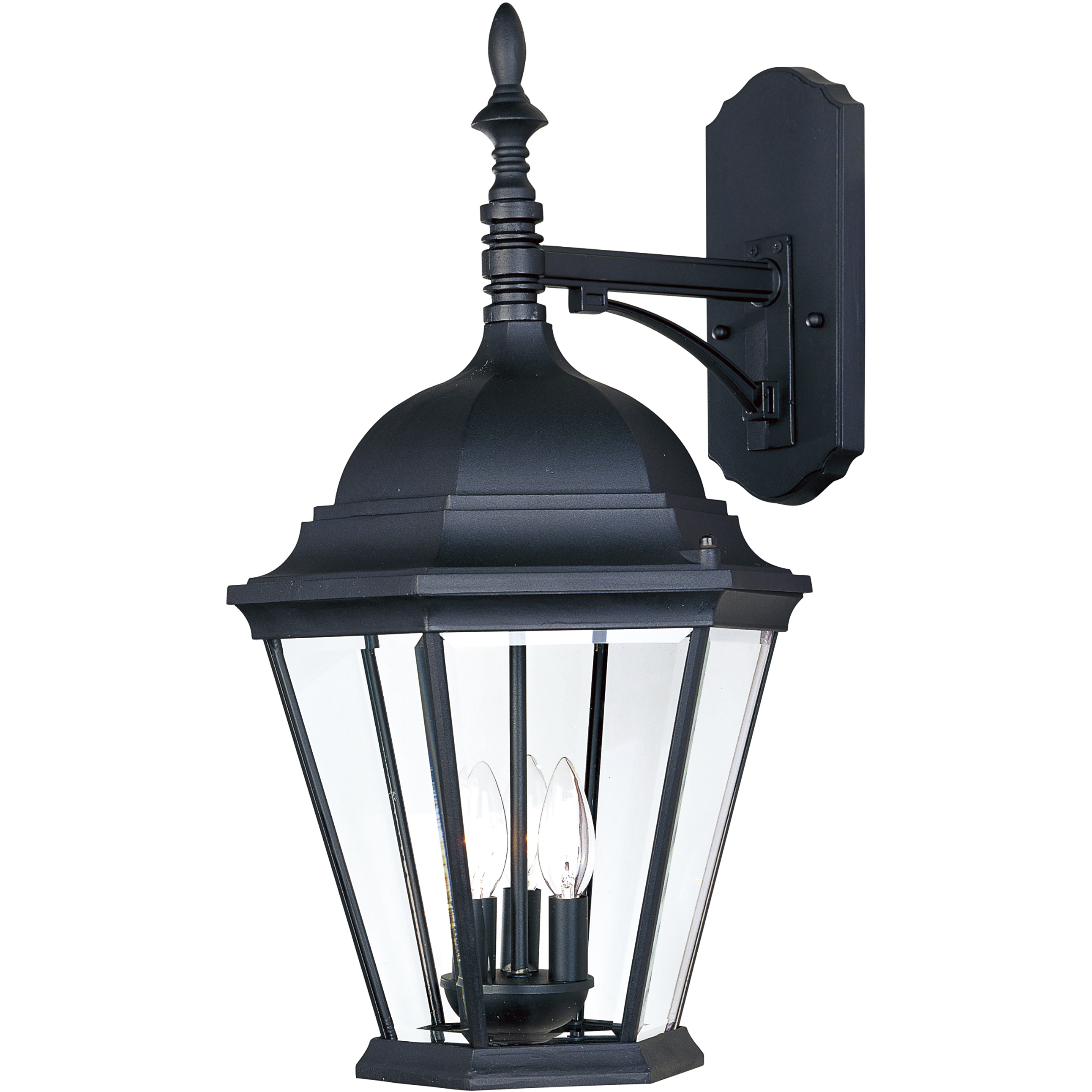 Westlake 3 Light 22 inch Black Outdoor Wall Mount