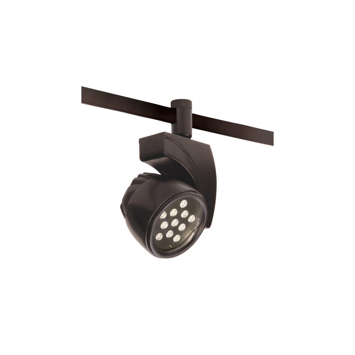 Reflex 1 Light 120 Dark Bronze Track Head Ceiling Light in 2700K