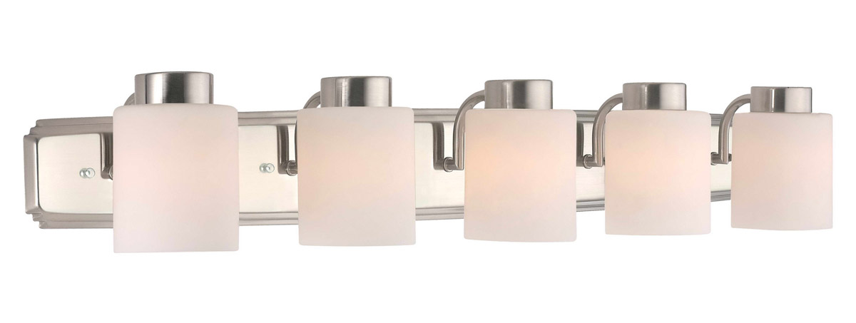 Westport 5 Light 39 inch Satin Nickel Bath Bar Wall Light