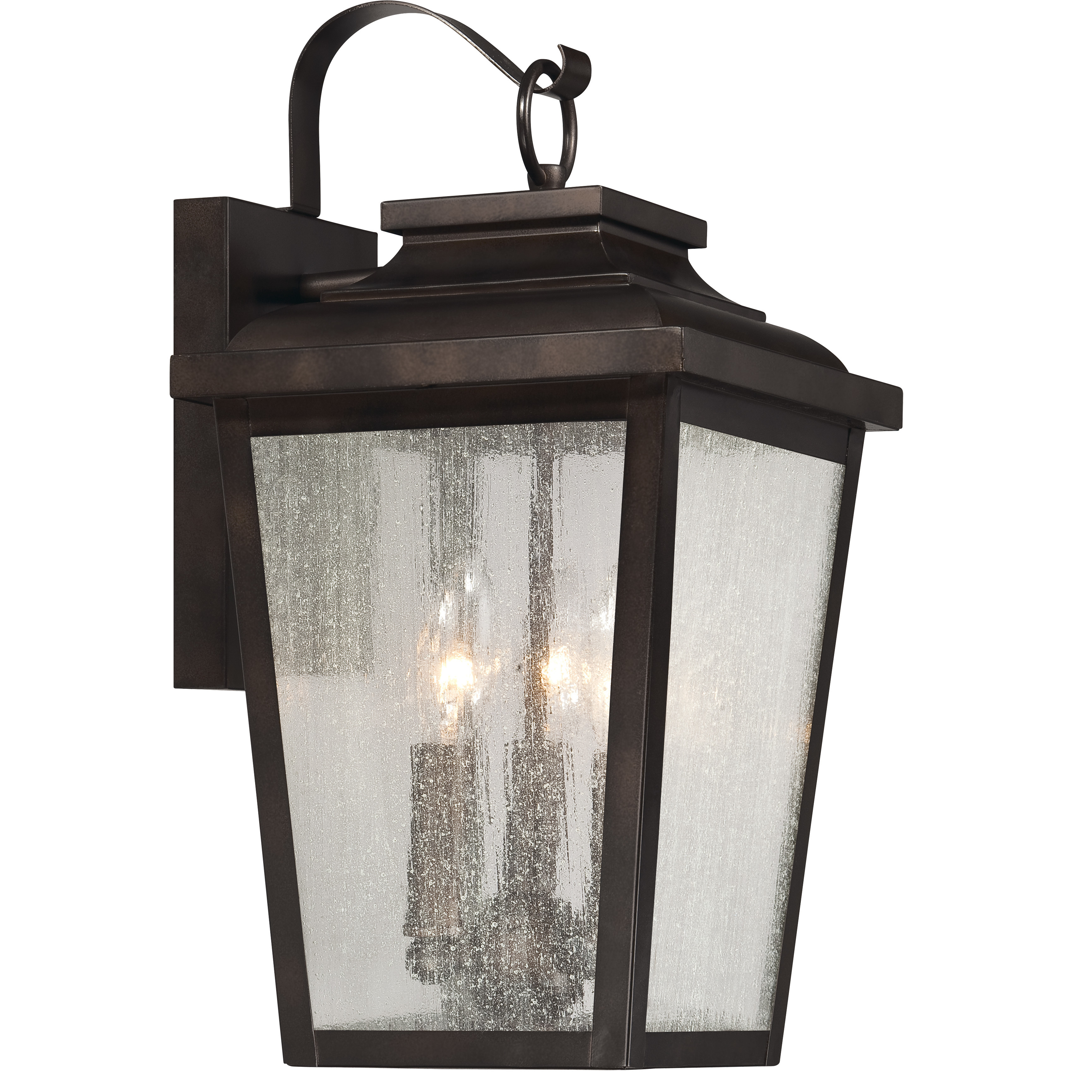 Irvington Manor Outdoor Wall Mount in Incandescent, Clear Seeded Glass, The Great Outdoors