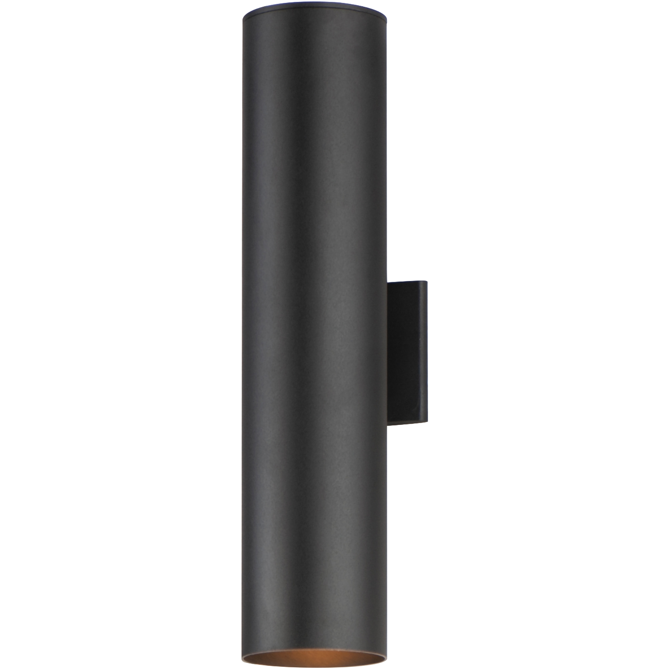 Outpost LED 22 inch Black Outdoor Wall Mount